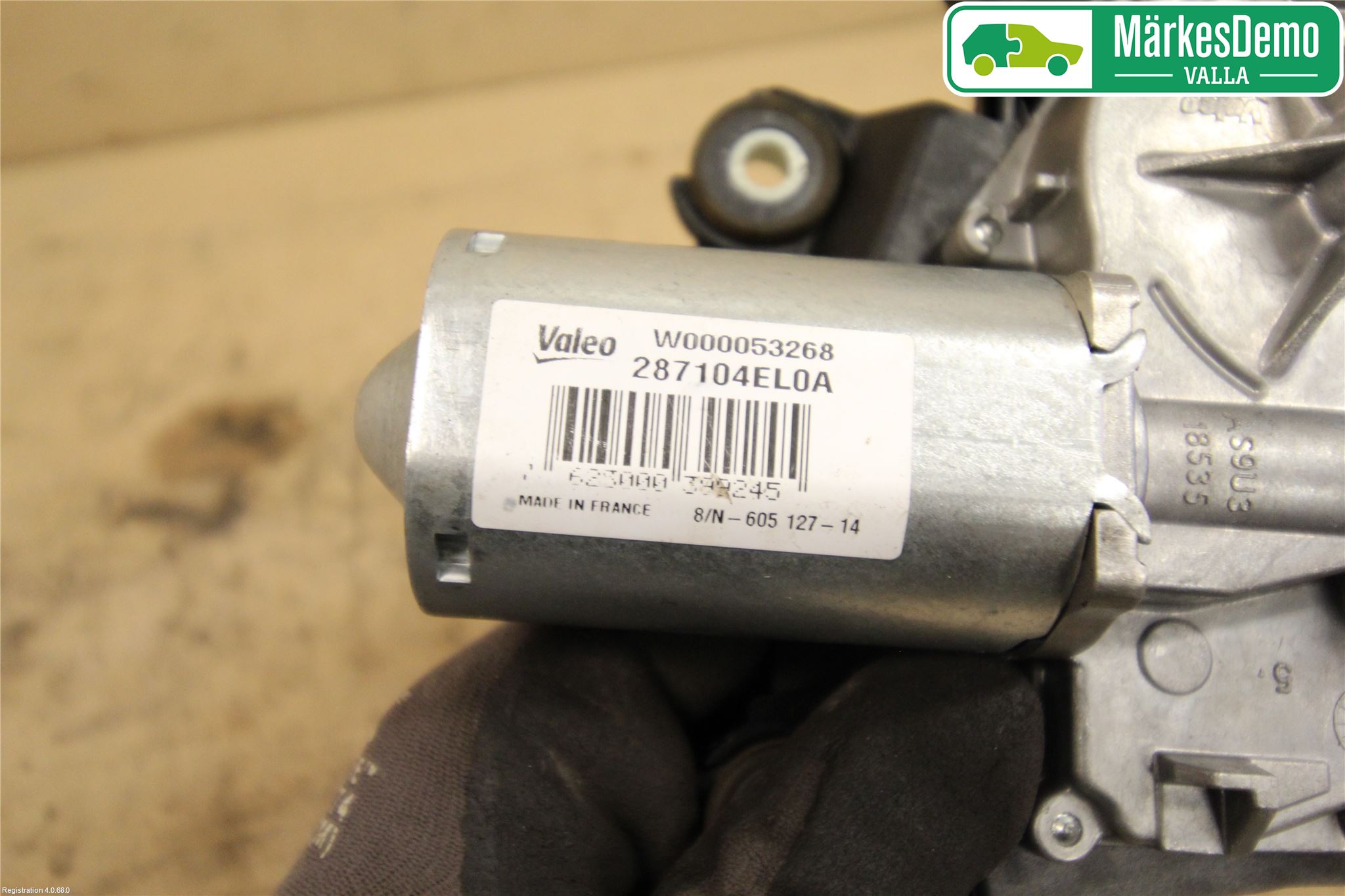 Nissan QASHQAI 14-17 Torkarmotor Baklucka