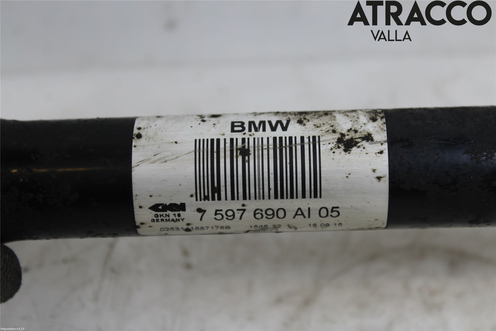 BMW 4 F32/F33/F82/F83 13-20 Drivaxel Bak Höger