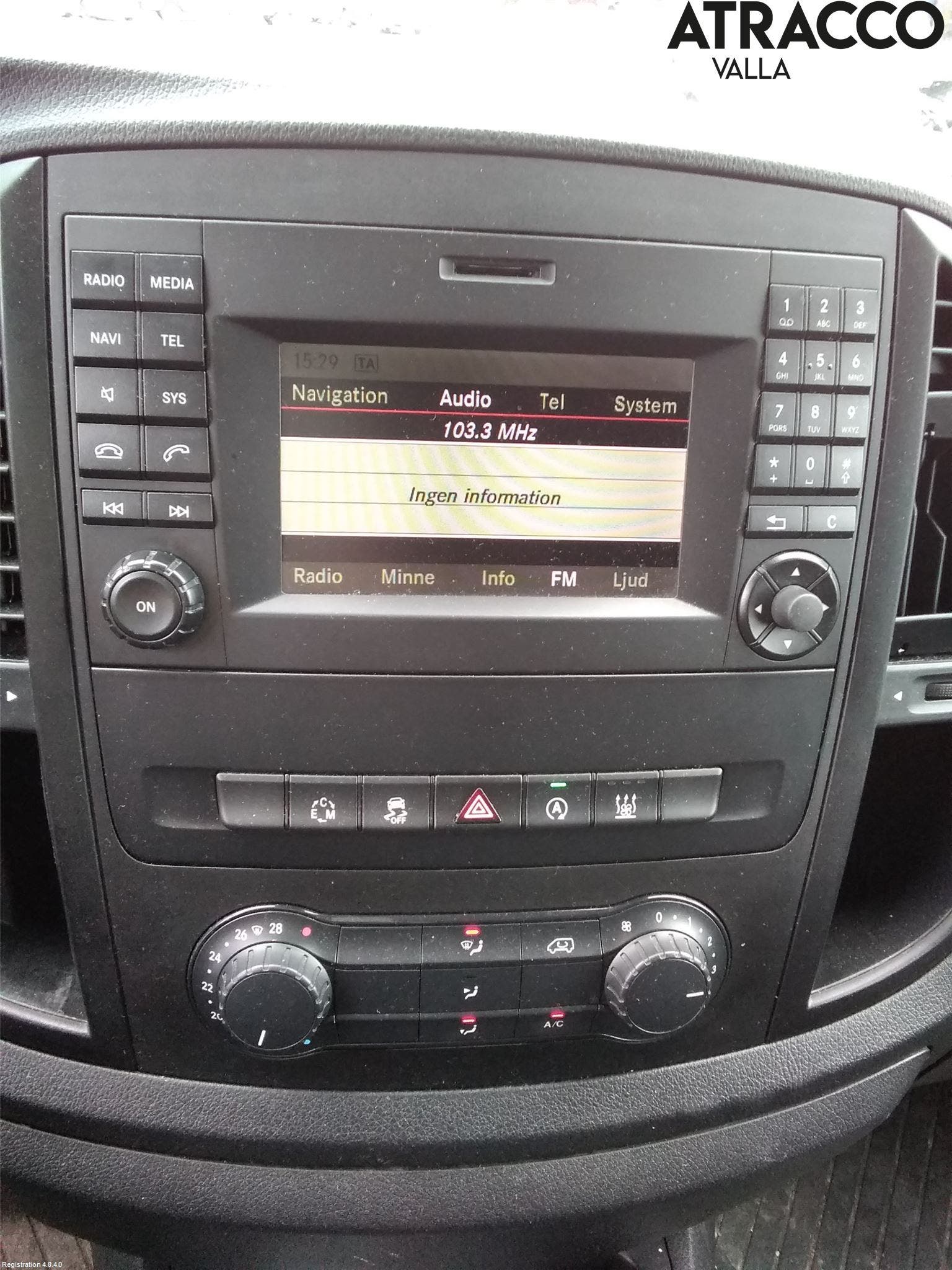 Mercedes-Benz MB VITO/V-KLASS (W640,W447,W448) 14- Cd Radio - Multimediapanel