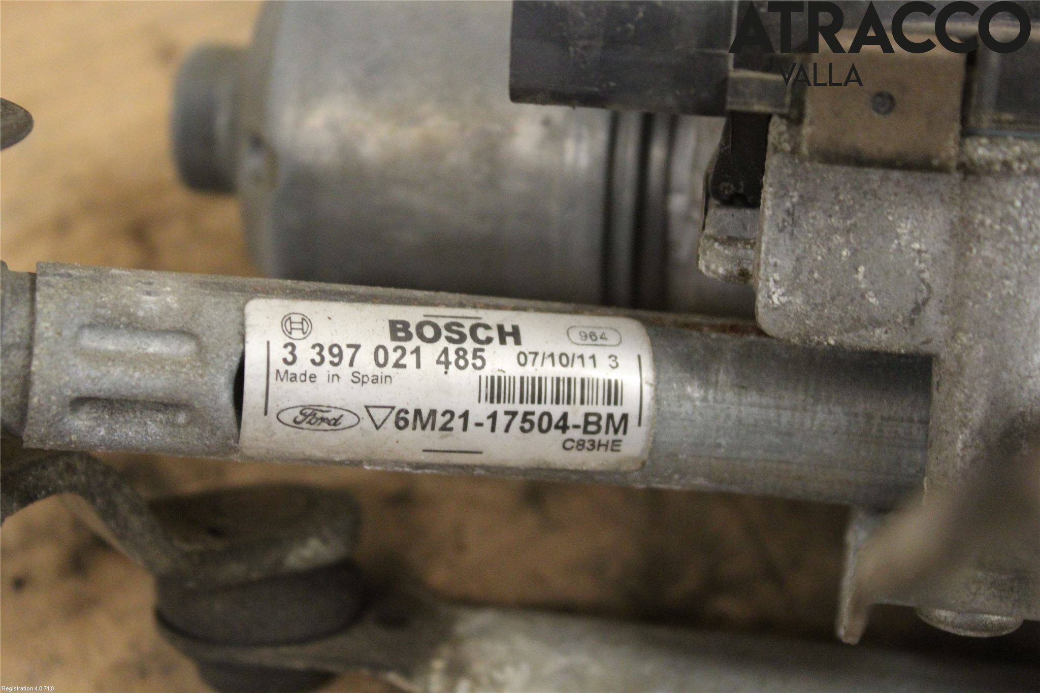 Ford S-MAX 06-15 Torkarmotor Vindruta