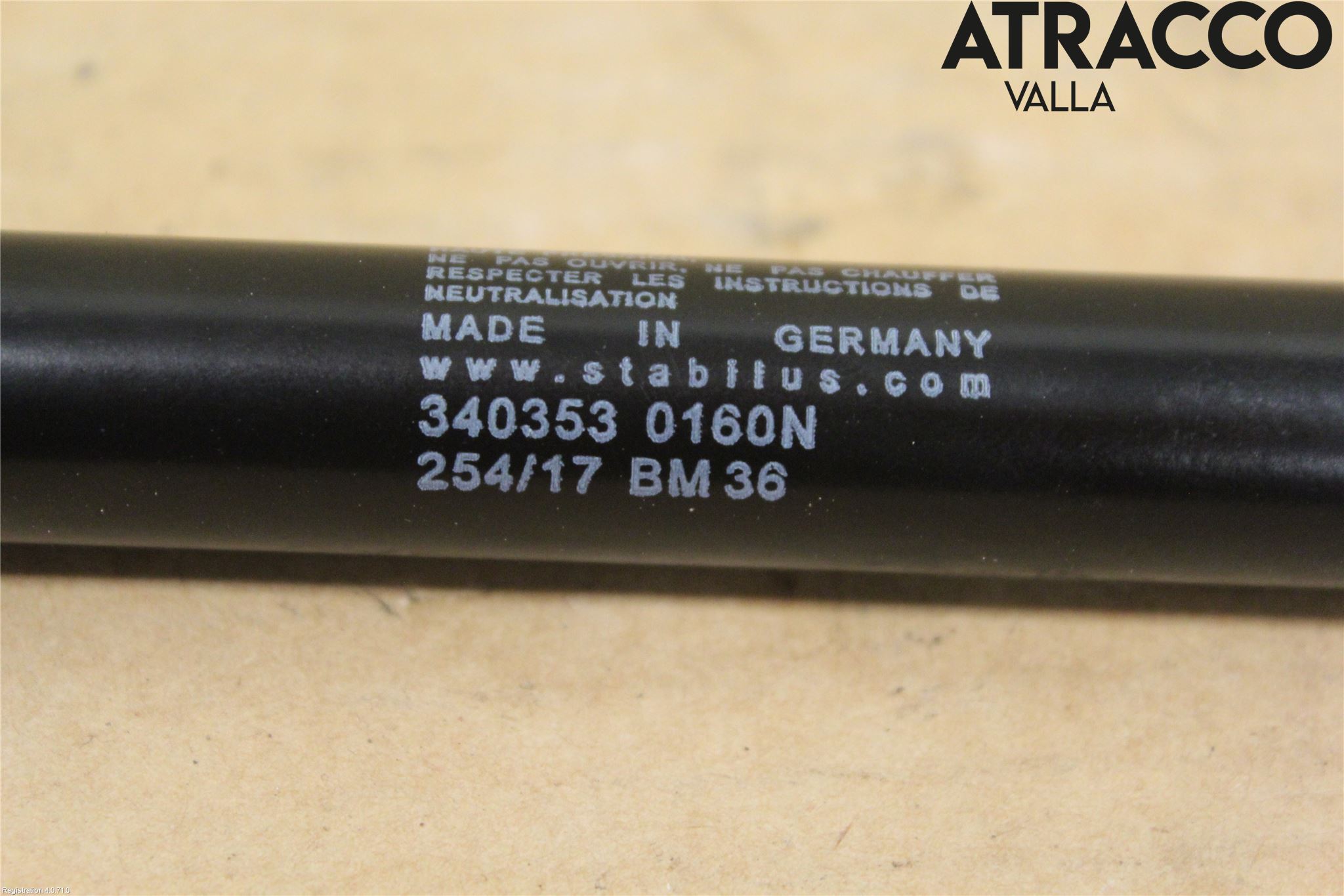 Mopedbil Ligier LIGIER JS 50 Gasfjäder Baklucka