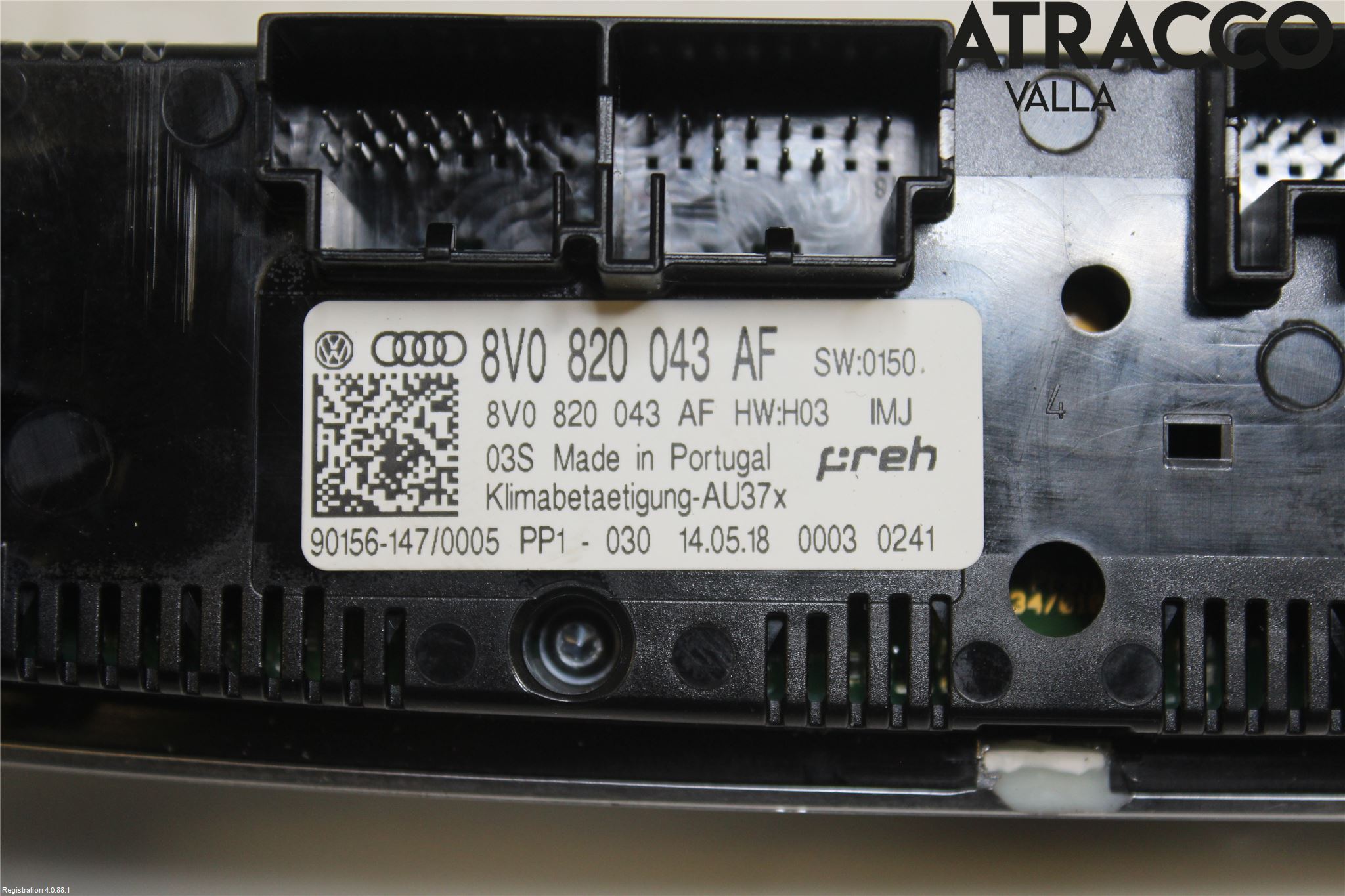 Audi A3/S3 8V 13-20 Ac Styrenhet Ac Manöveren