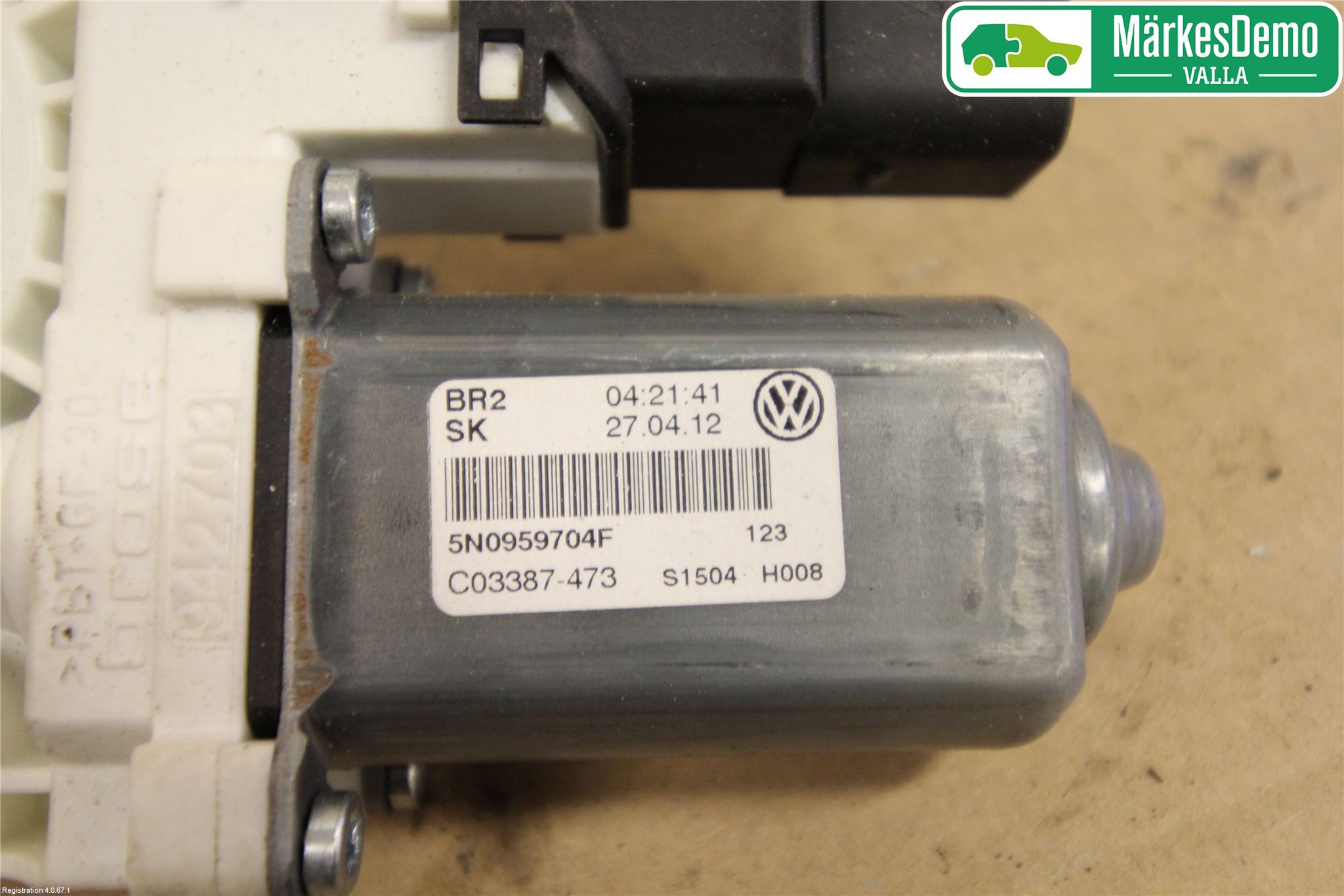 Volkswagen VW TIGUAN 07-16 Fönsterhissmotor