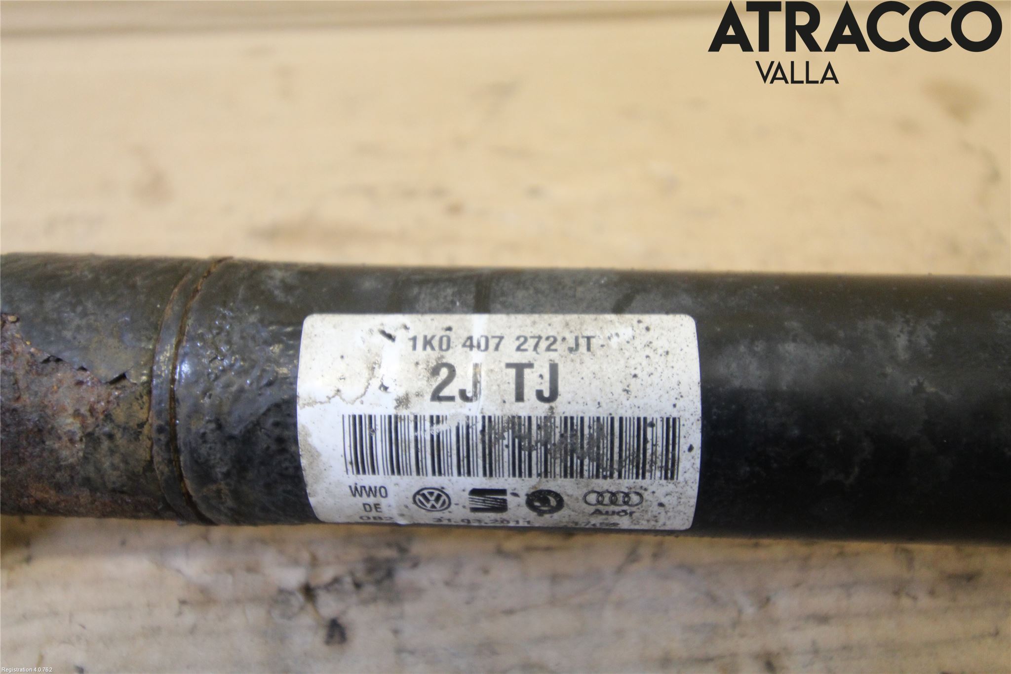 Volkswagen VW GOLF VI 09-13 Drivaxel Fram Höger