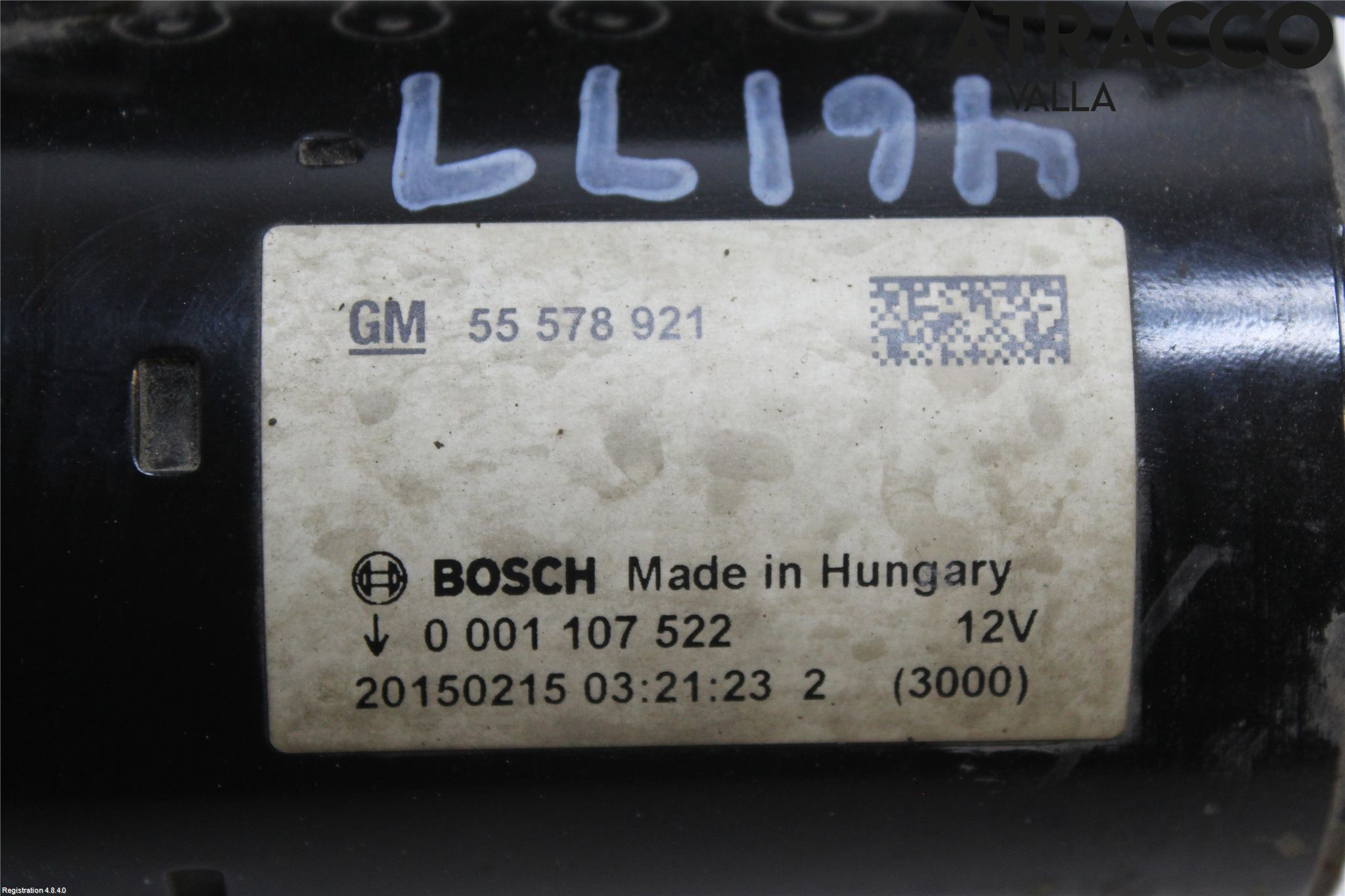 Opel ASTRA J 10-15 Startmotor