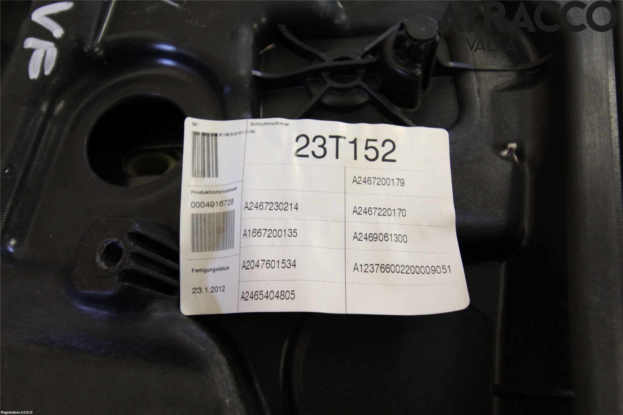 Mercedes-Benz MB B-KLASS (W246/W242) 12-19 Fönsterhiss El Kompl