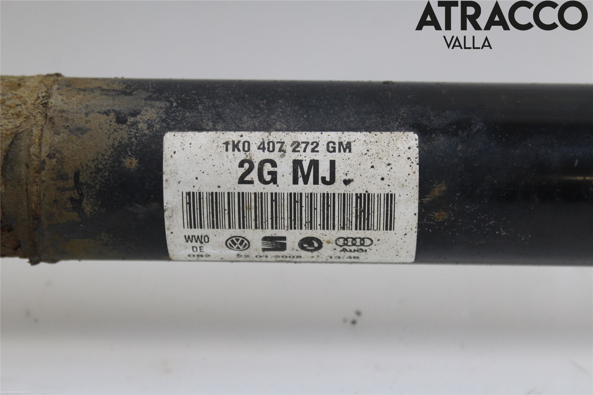 Audi A3/S3 05-13 Drivaxel Fram Höger