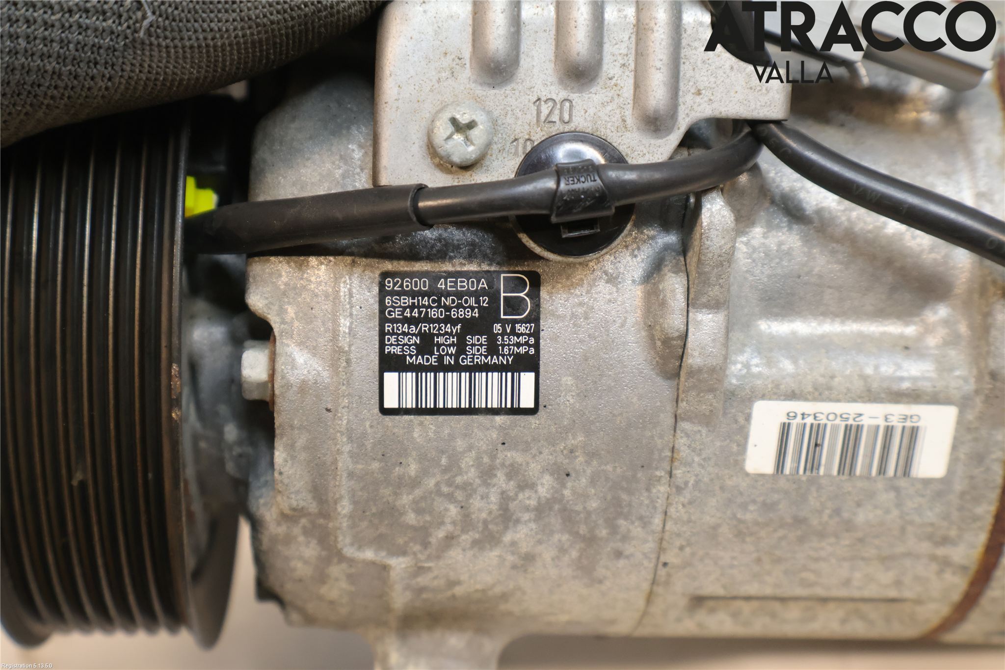 Nissan QASHQAI 17-21 Ac Kompressor
