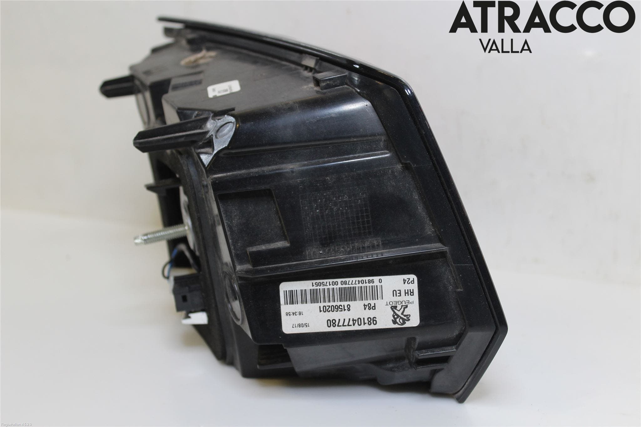 Peugeot 3008 17-24 Bakljus Lucka Hö