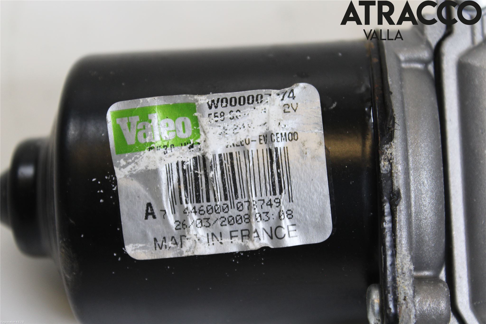Citroen C4 GRAND PICASSO 07-13 Torkarmotor Vindruta