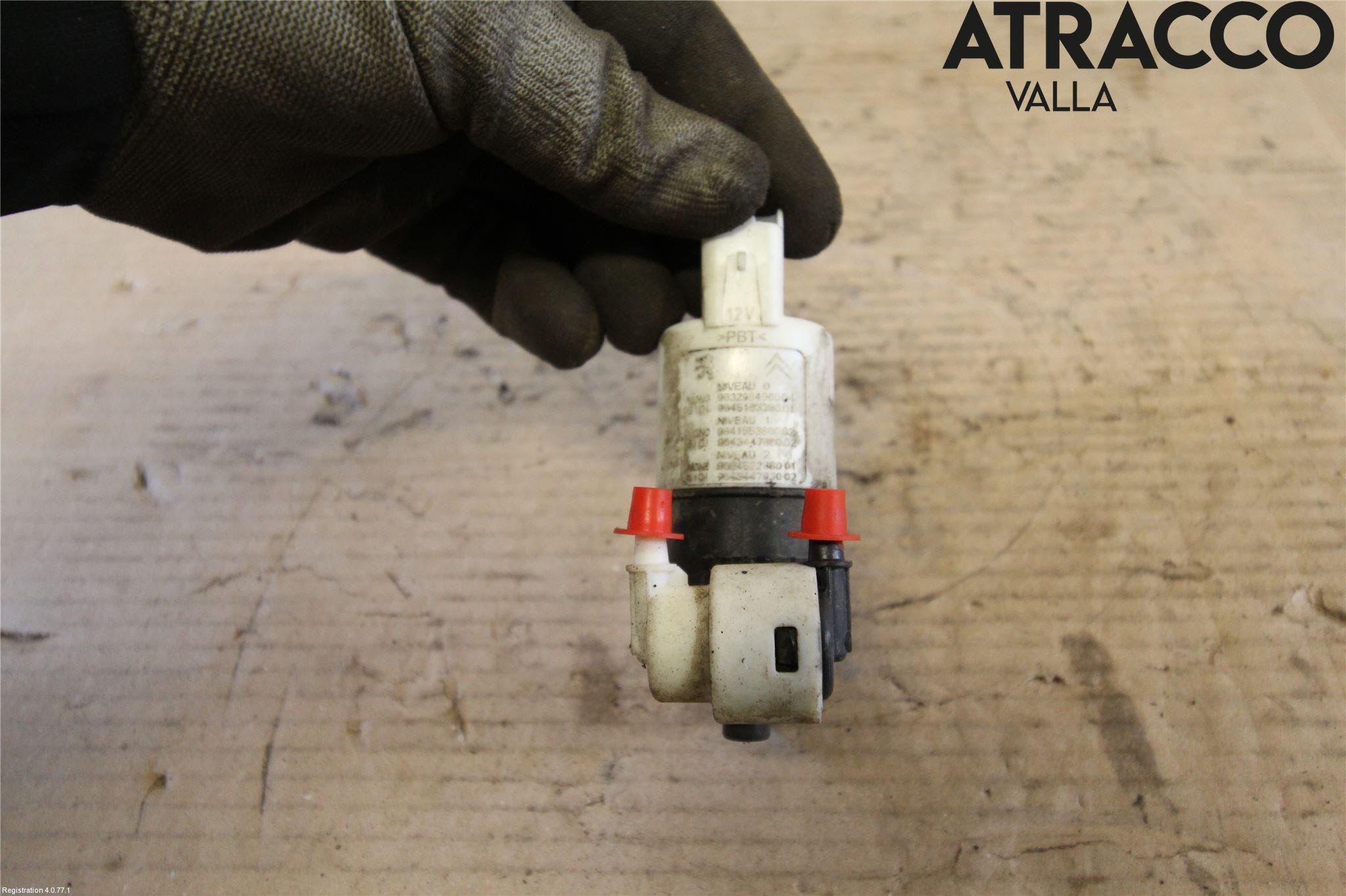 Peugeot 308 08-13 Spolarpump Vindruta