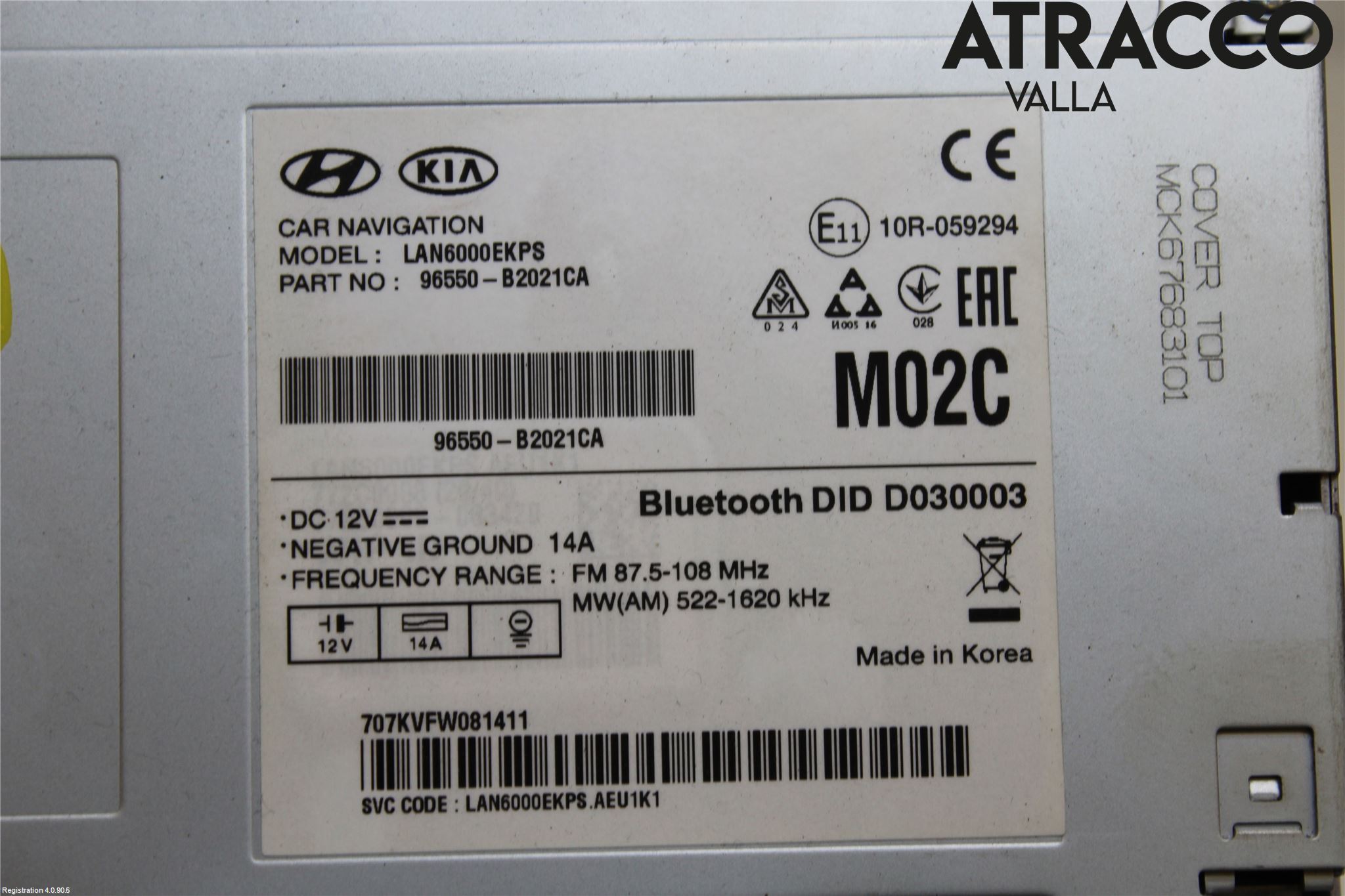 Kia SOUL 09- Cd Radio - Multimediapanel