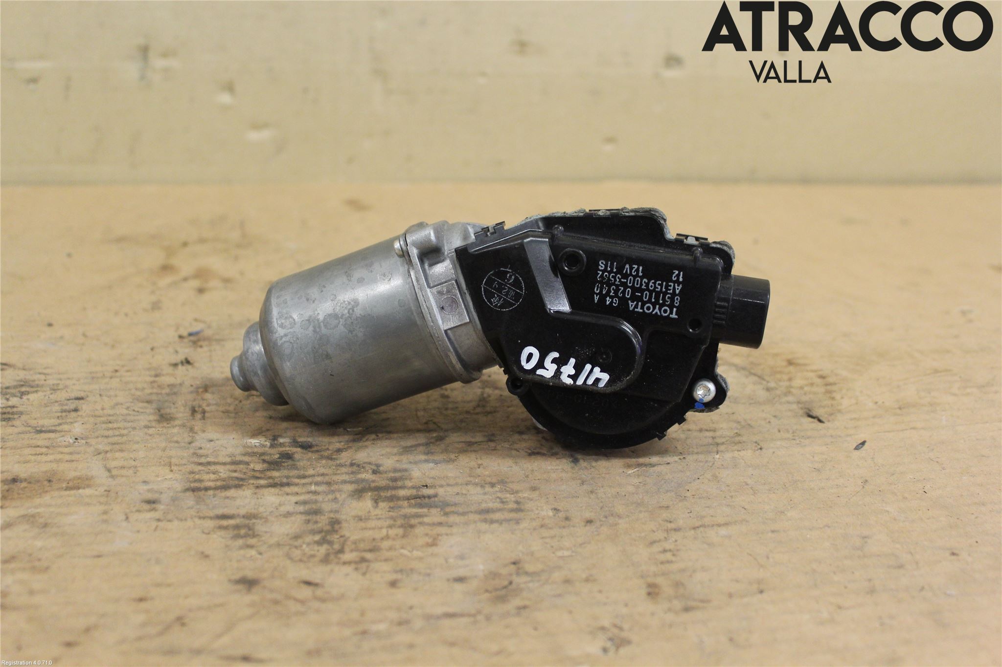Toyota AURIS 13-19 Torkarmotor Vindruta