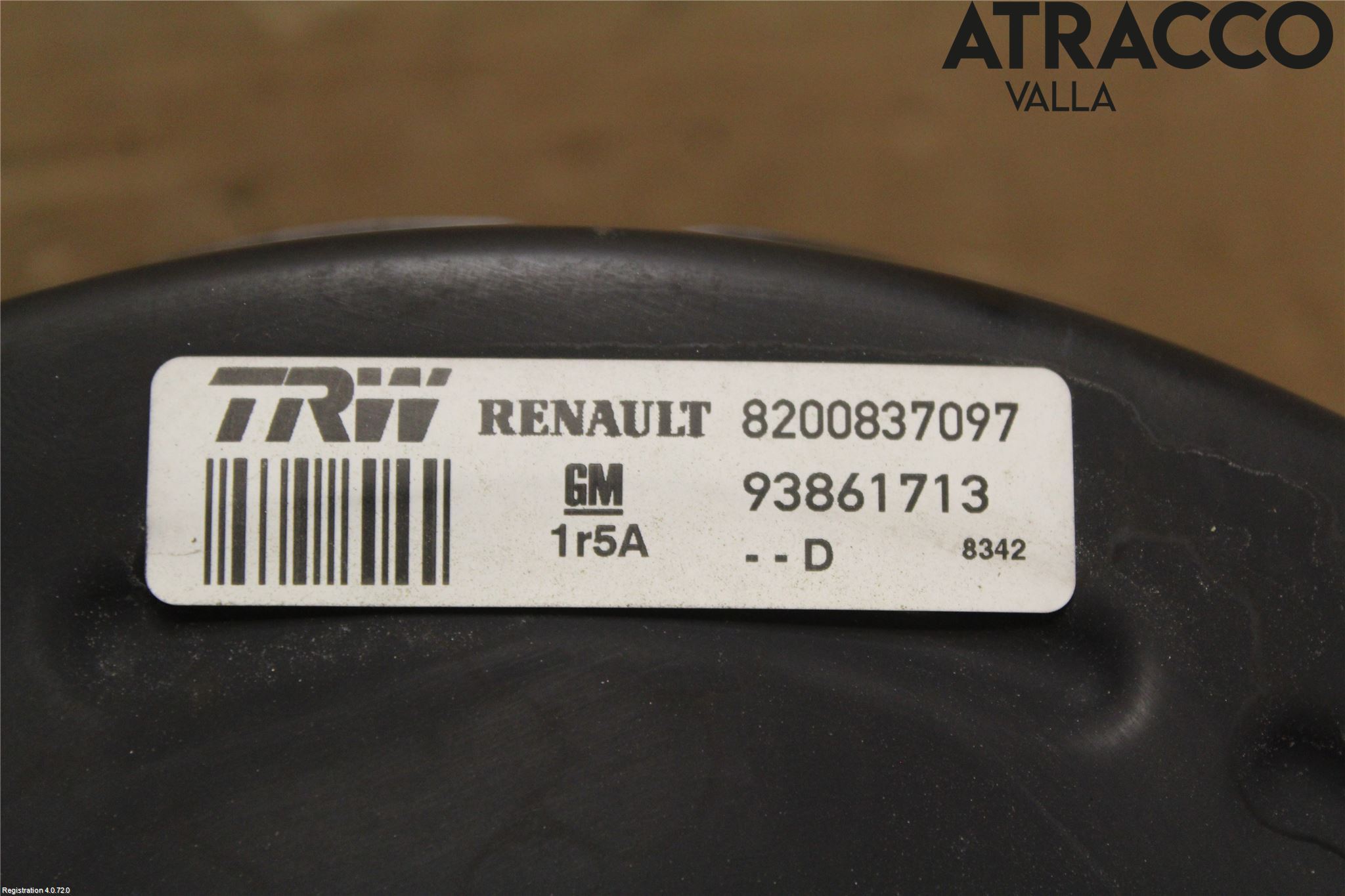 Renault TRAFIC   02-14 Bromsservo