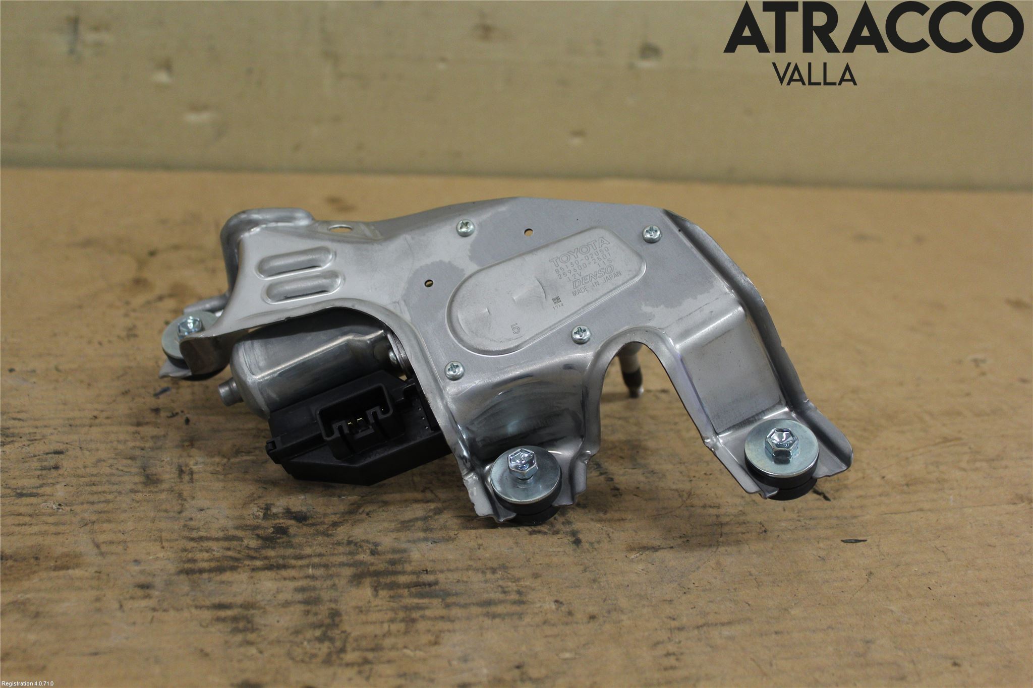 Toyota AURIS 13-19 Torkarmotor Baklucka