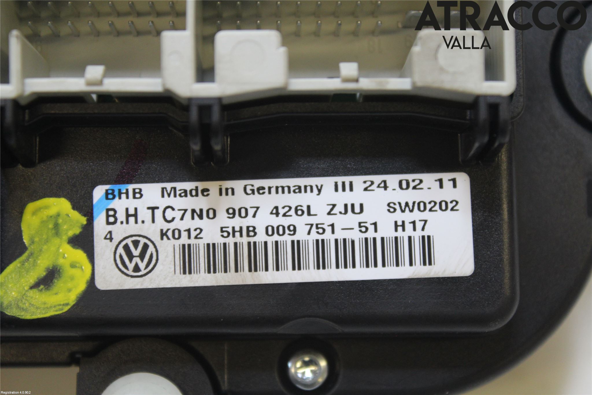 Volkswagen VW GOLF VI 09-13 Ac Styrenhet Ac Manöveren