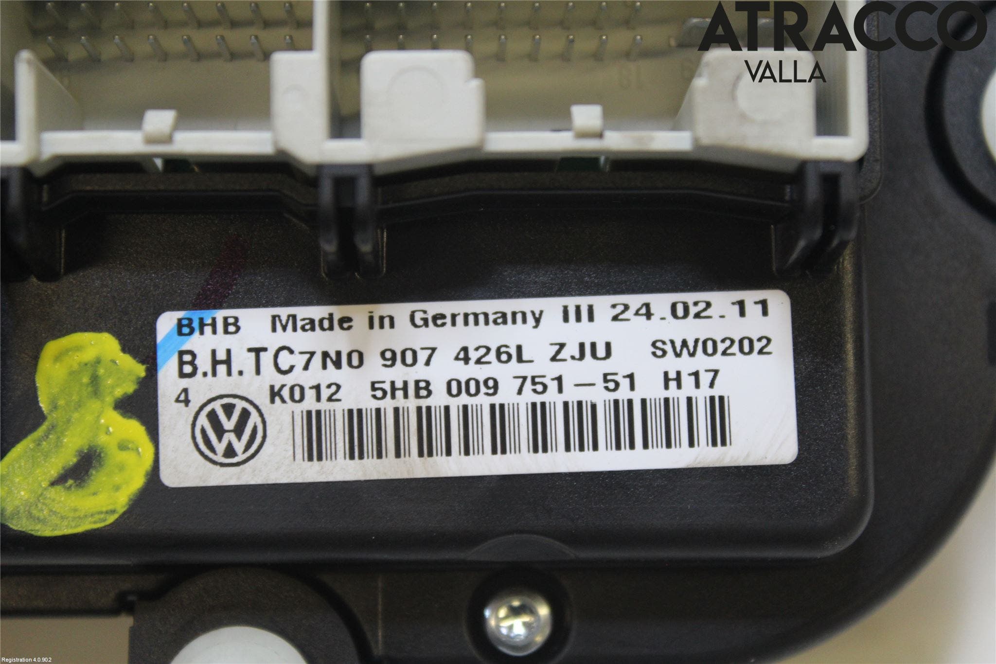 Volkswagen VW GOLF VI 09-13 Ac Styrenhet Ac Manöveren