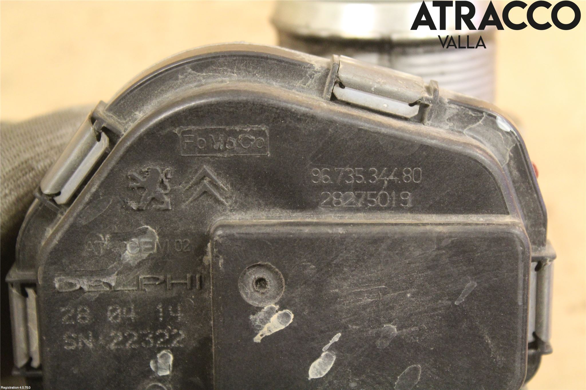 Volvo V70 14-16 Injspjällhus