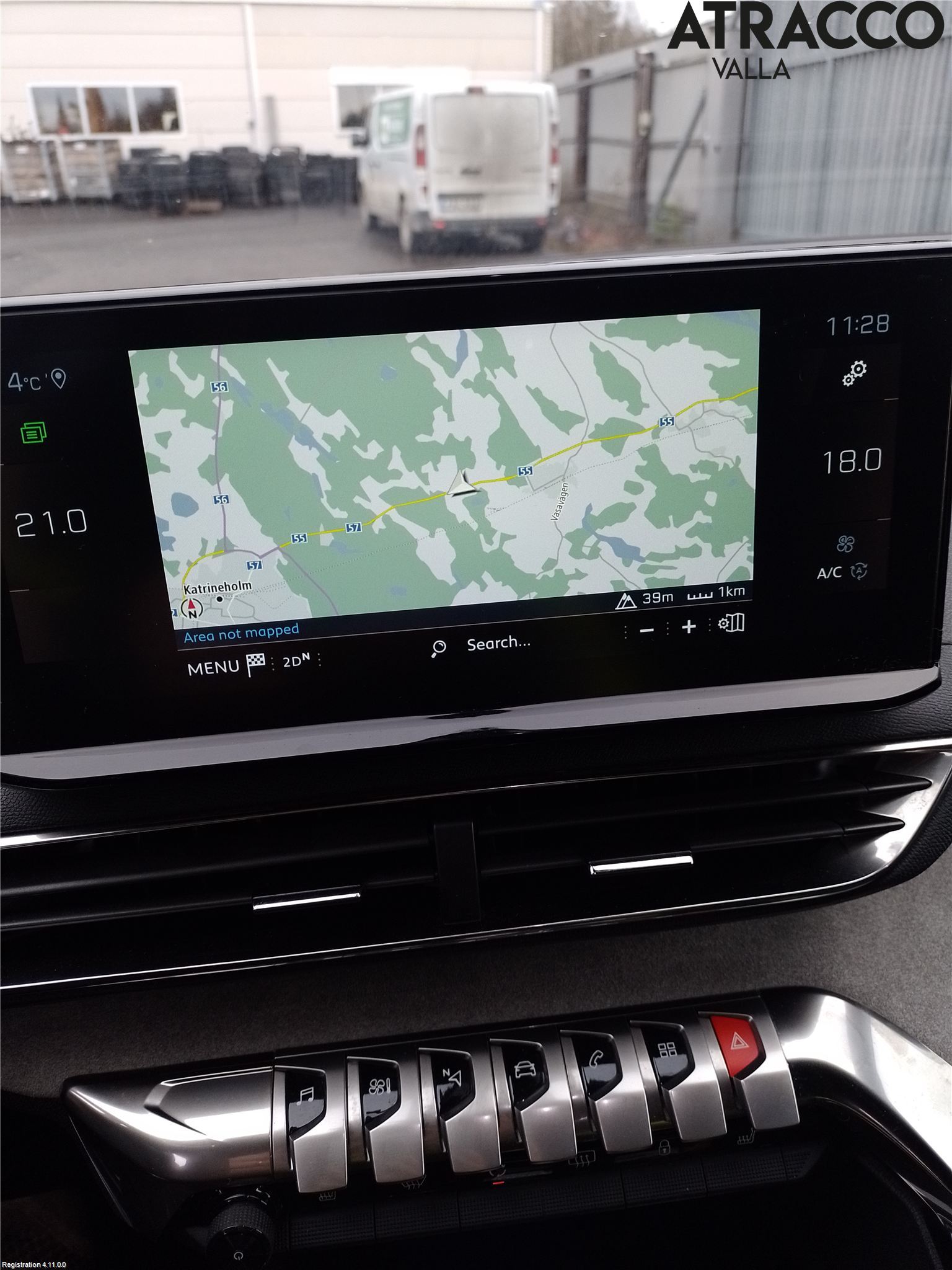 Peugeot 5008 17-24 Multifunktionsdisplay