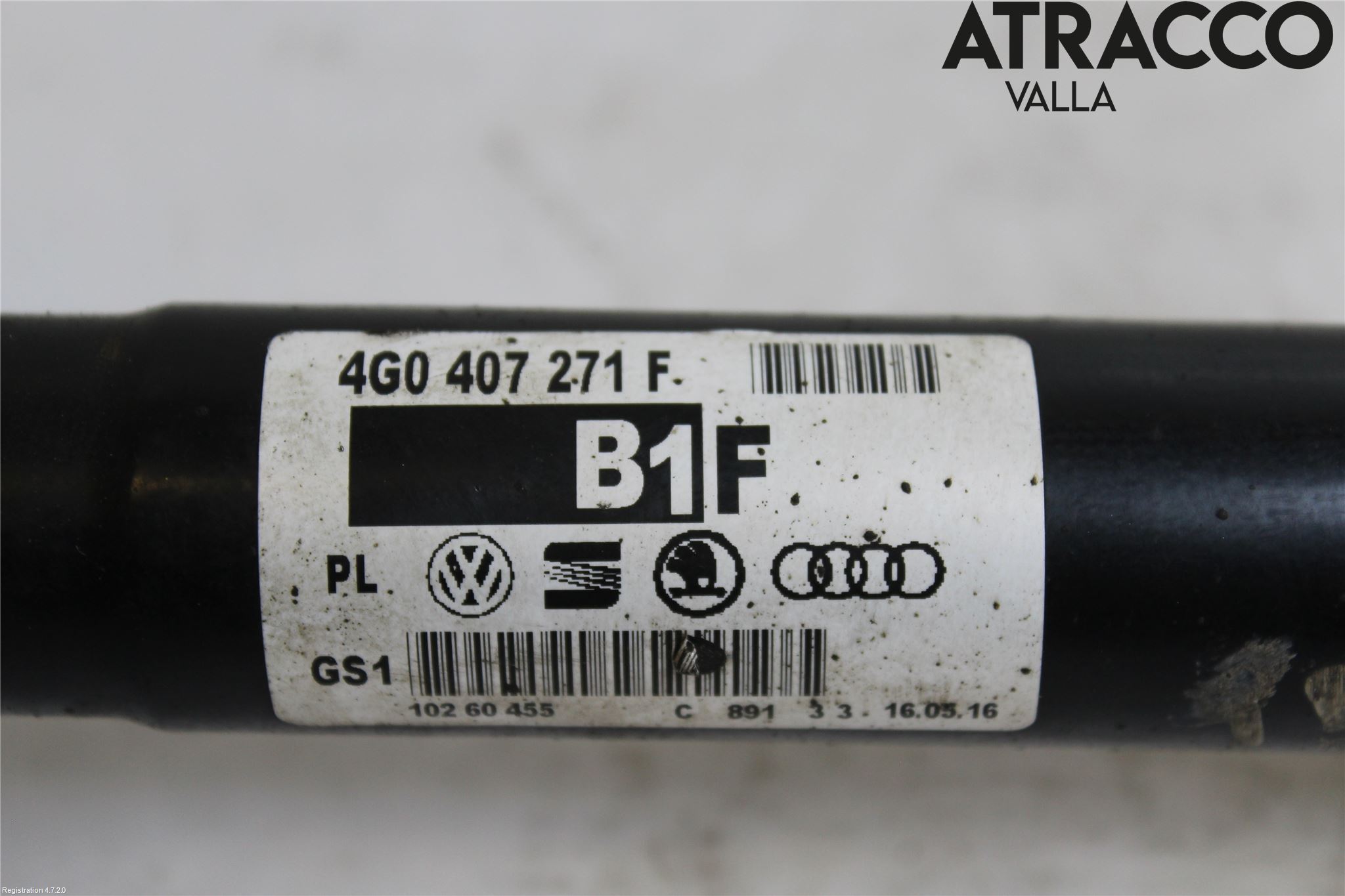 Audi A6 ALLROAD 12-18 Drivaxel Fram Höger