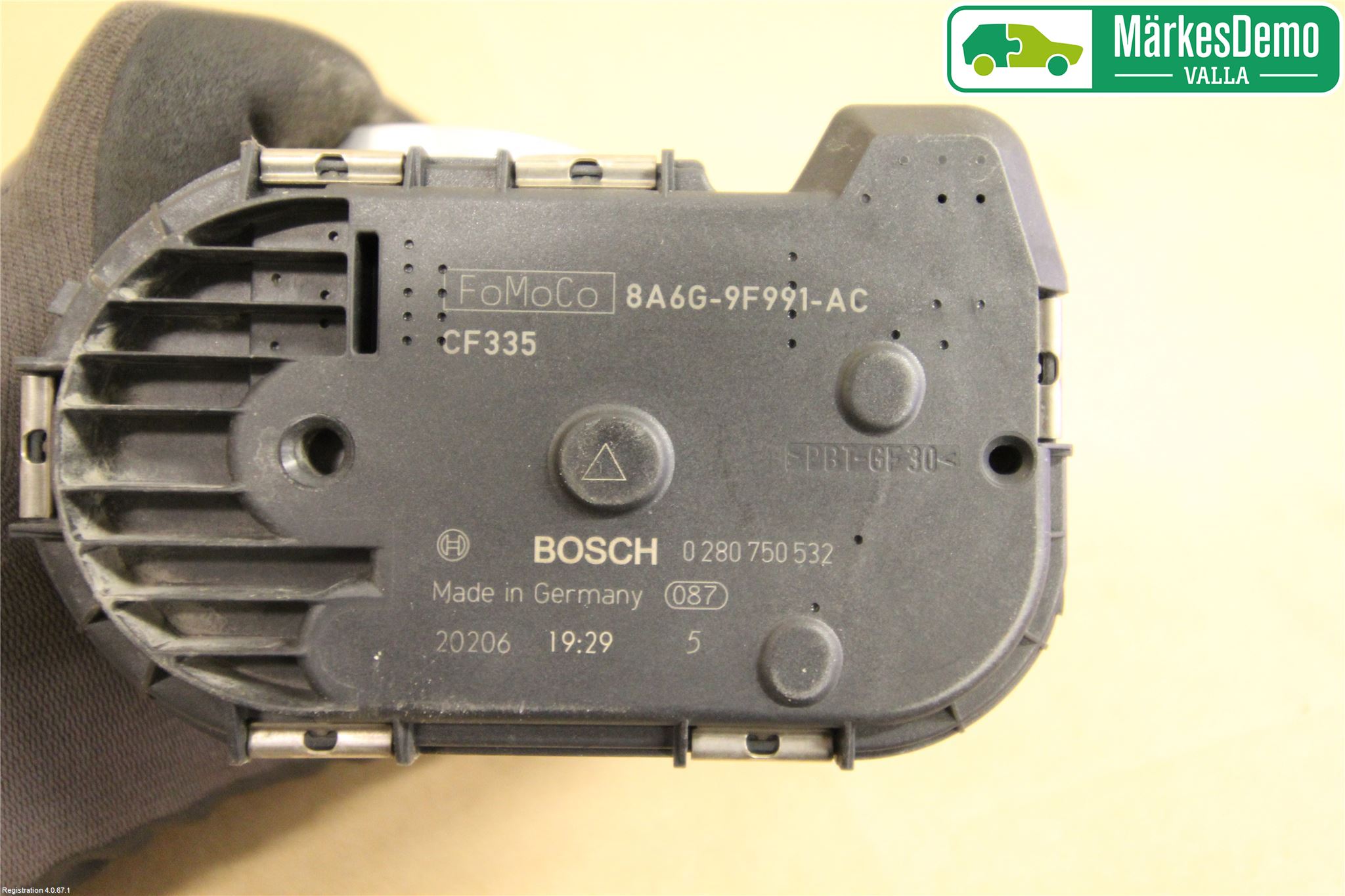 Ford FIESTA 09-12 Injspjällhus