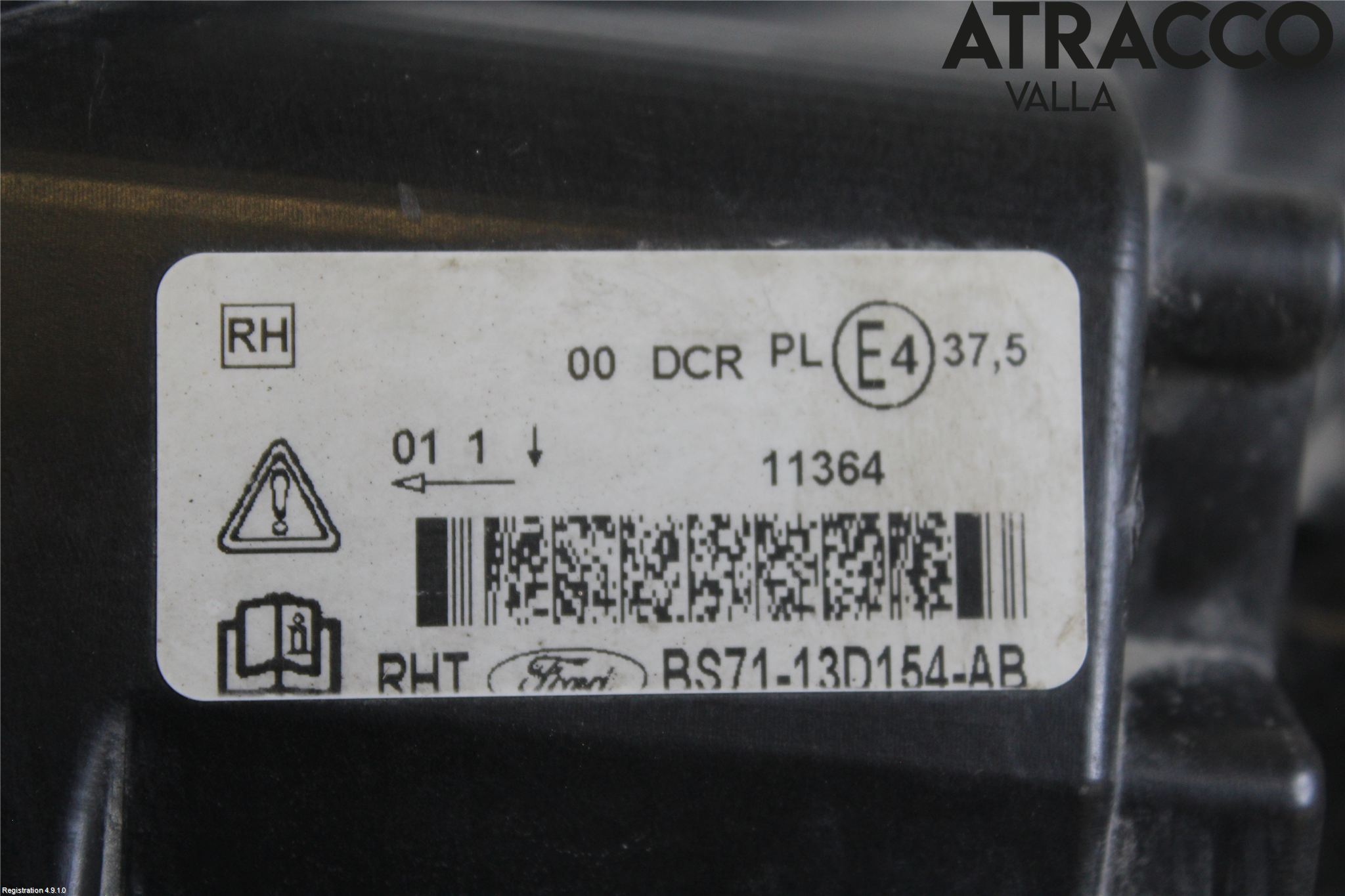 Ford MONDEO 07-15 Strålkastare Höger