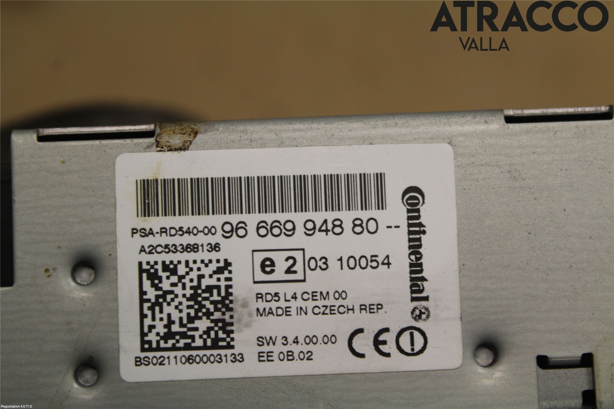 Peugeot 508 11-18 Cd Radio - Multimediapanel