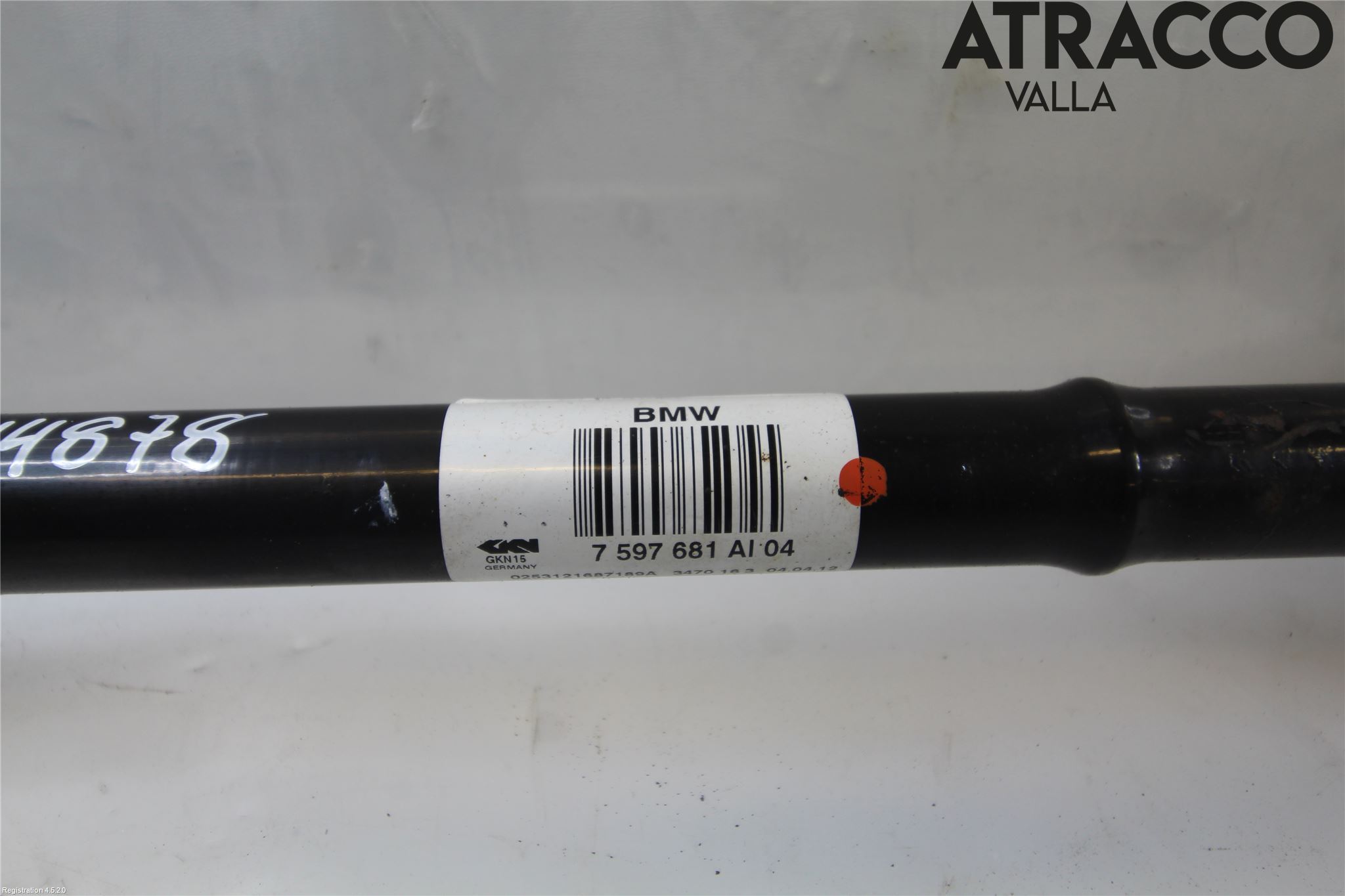 BMW 3 F30/F31/F80 12-19 Drivaxel Bak Vänster