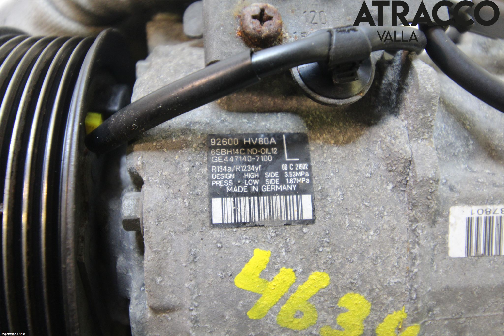 Nissan QASHQAI 17-21 Ac Kompressor