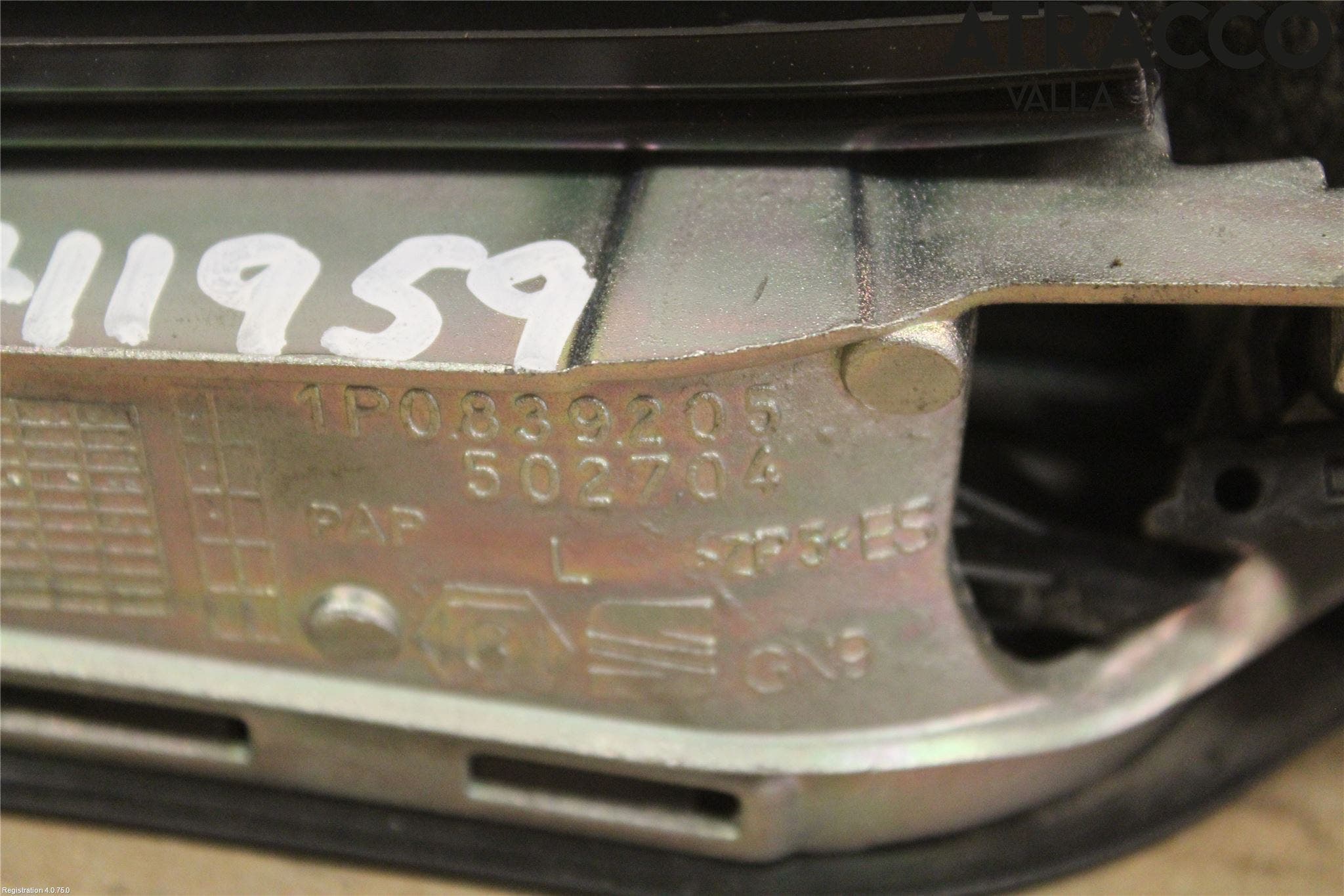 Seat LEON 06-12 Dörrhandtag Yttre Vä