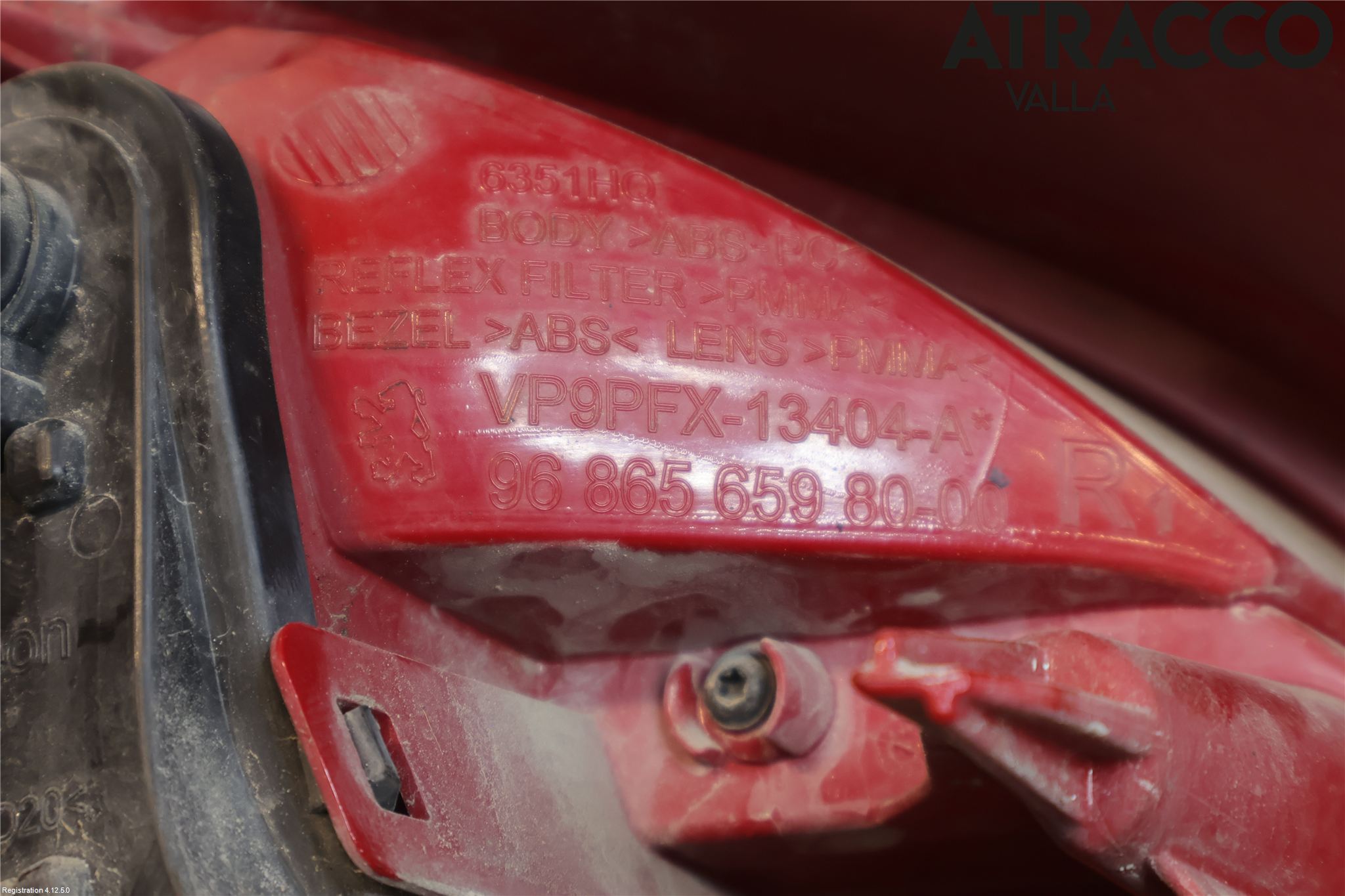 Peugeot 207 Bakljus Höger