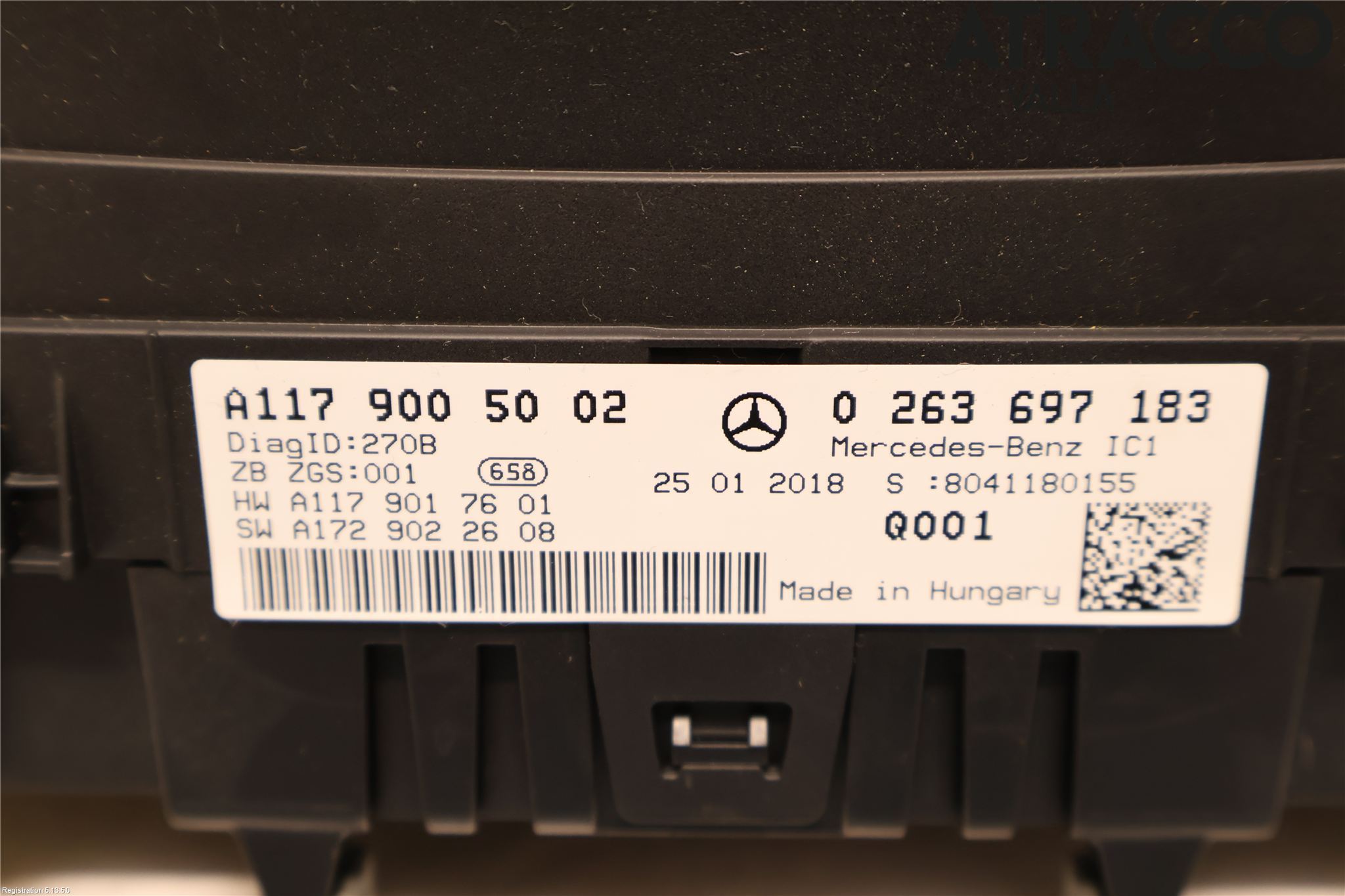 Mercedes-Benz MB CLA-KLASS (C117/X117) 13-19 Instrument Komb