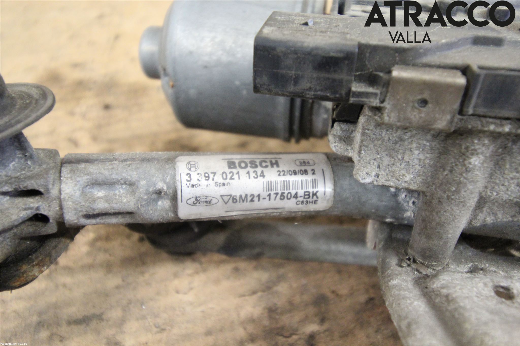 Ford S-MAX 06-15 Torkarmotor Vindruta