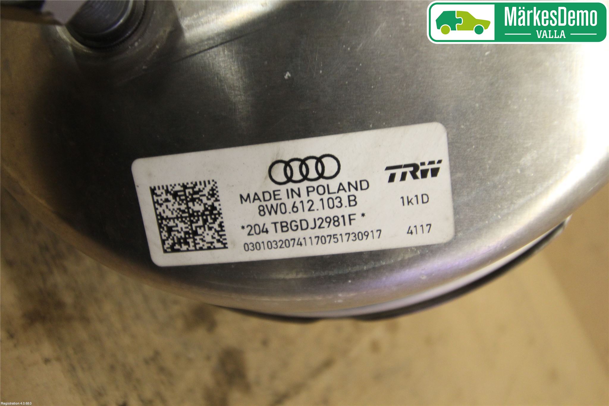 Audi A5 17- Bromsservo