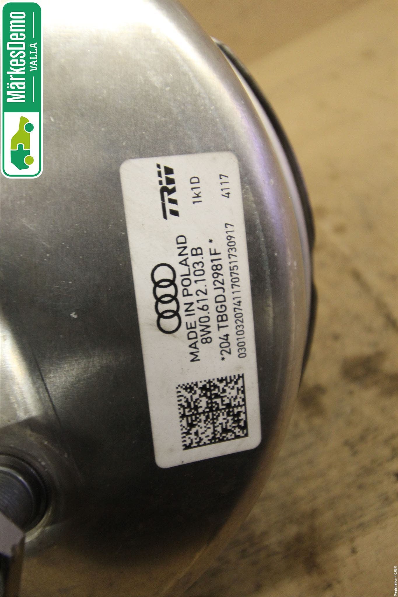 Audi A5 17- Bromsservo