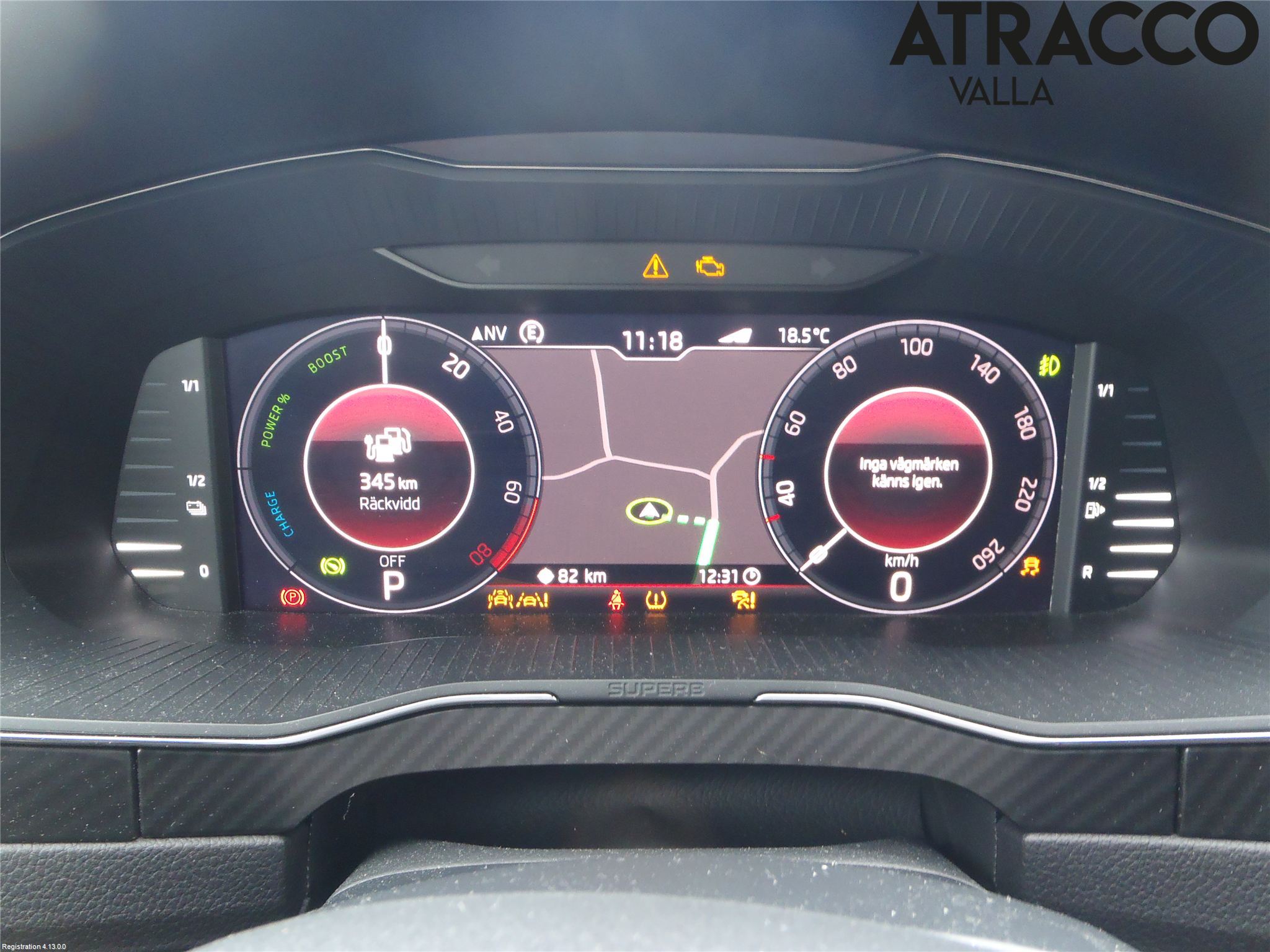 Skoda SUPERB 16-24 Instrument Komb