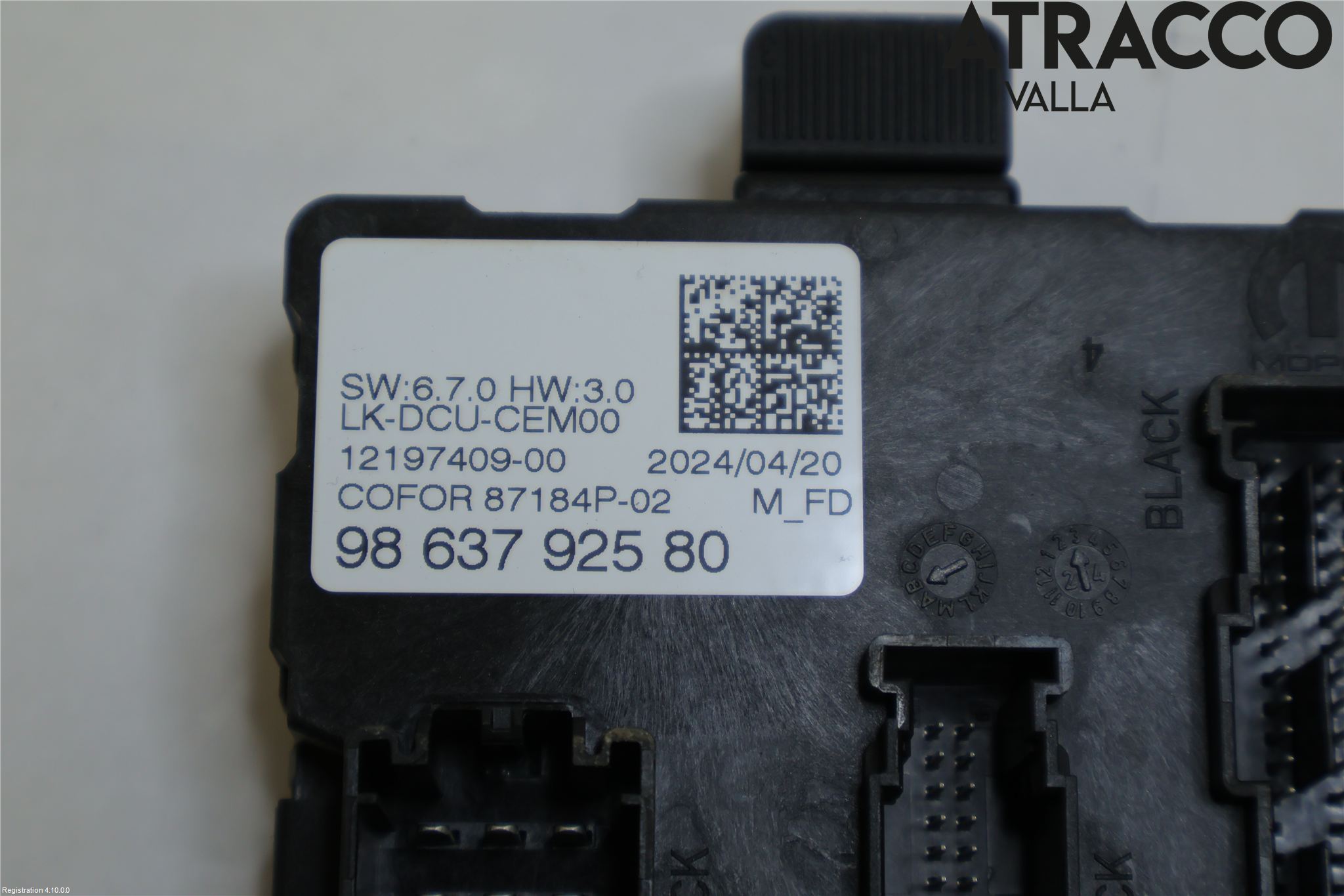 Peugeot 408 22- Styrenhet Dörr