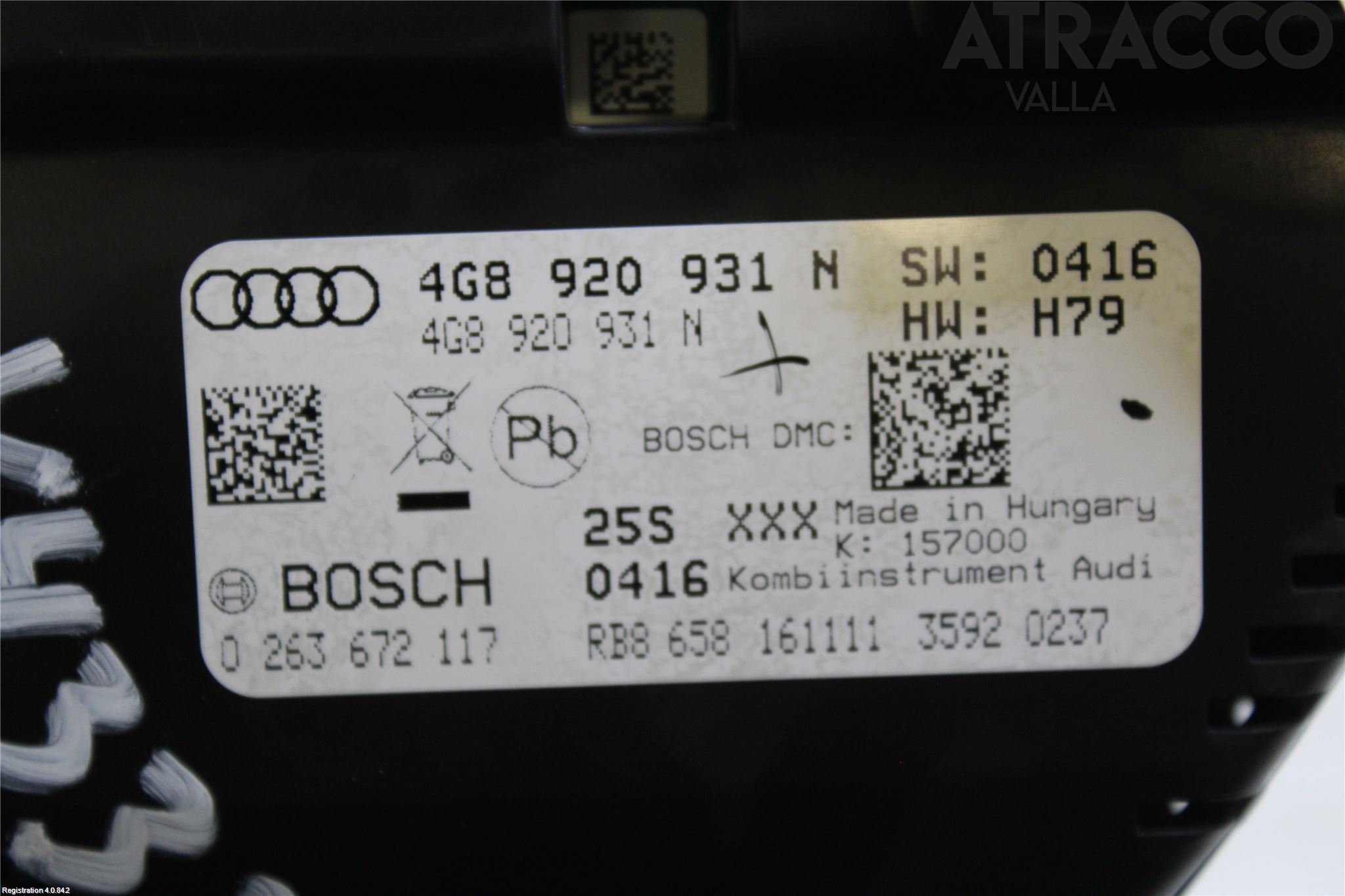 Audi A6/S6 4G 11-18 Instrument Komb
