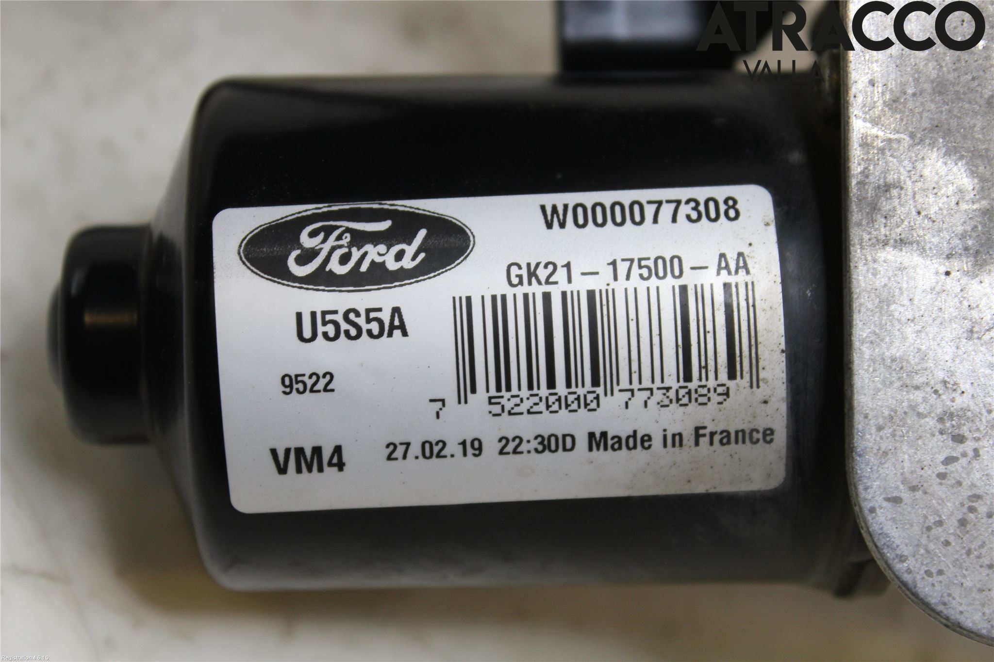 Ford TRANSIT SKÅP/BUSS 14-22 Torkarmotor Vindruta