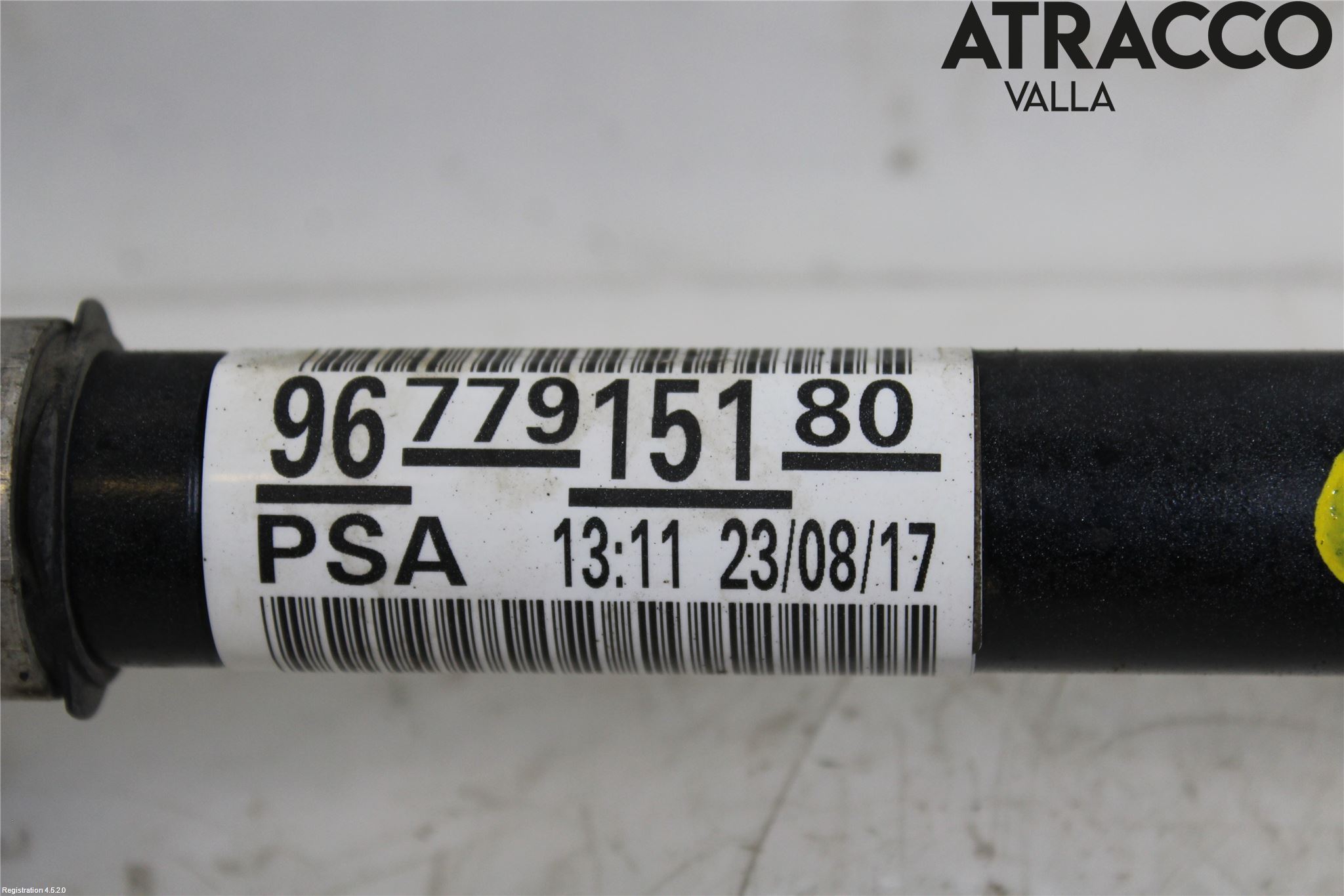 Peugeot 3008 17-24 Drivaxel Fram Vänster