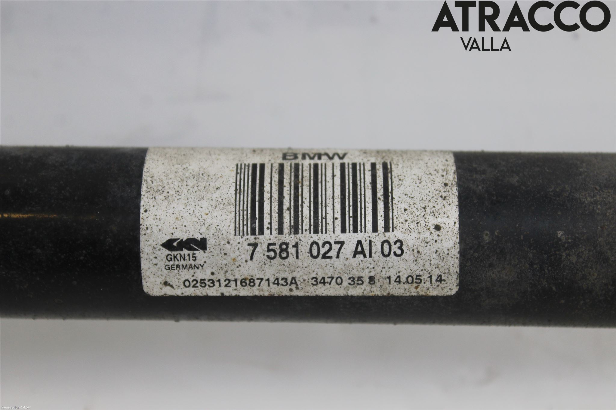 BMW 5 F10/F11/F18 09-17 Drivaxel Bak Vänster
