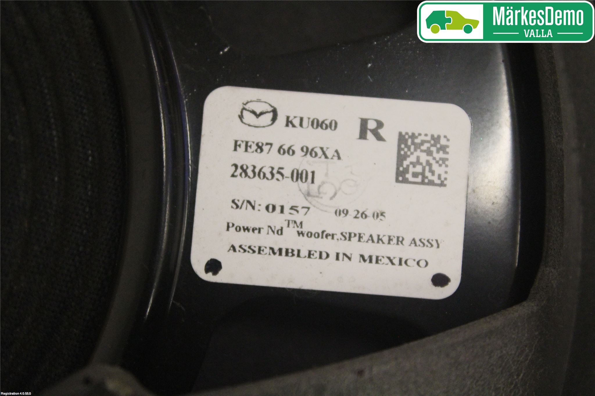 Mazda RX8 Högtalare