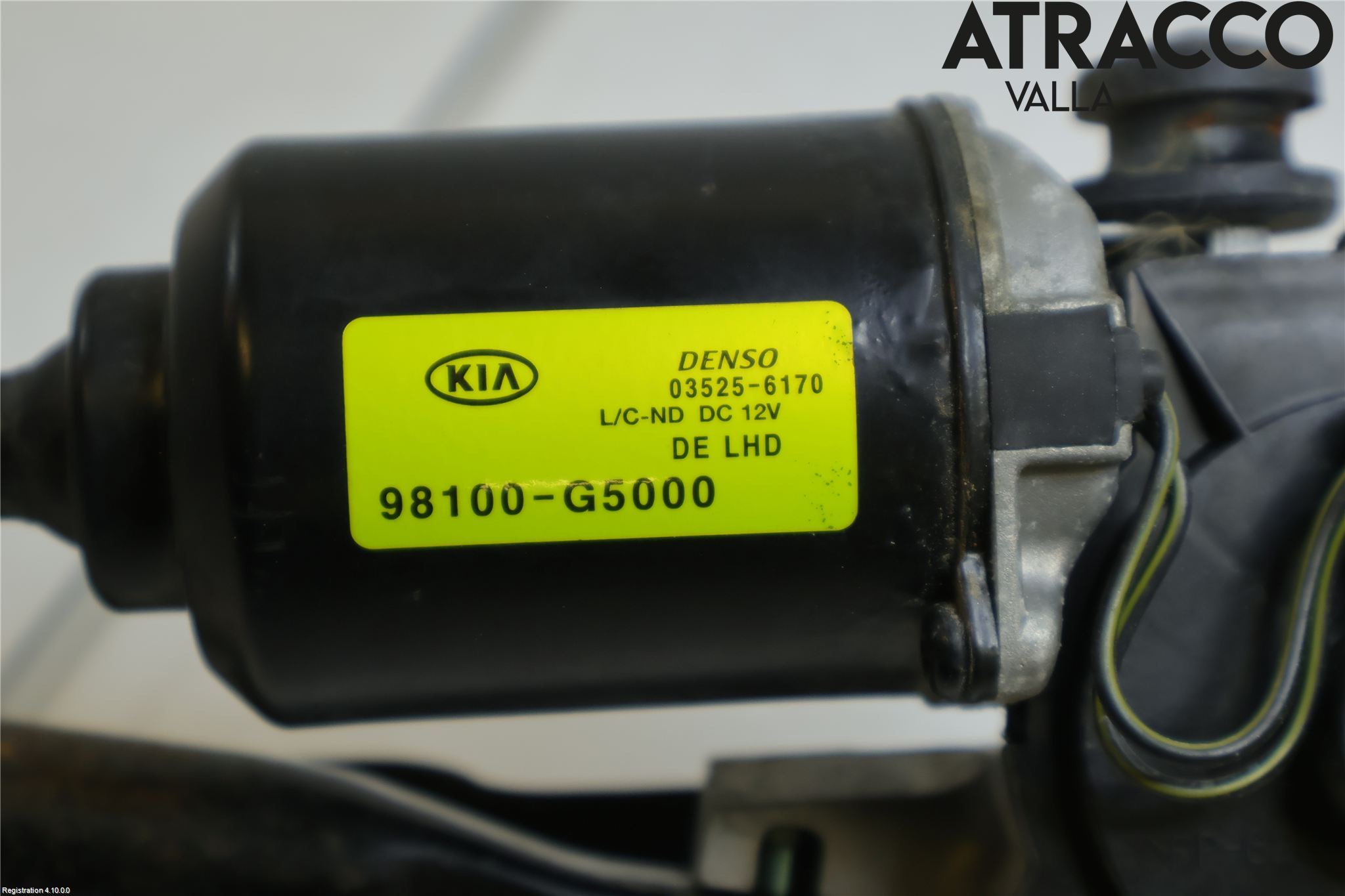 Kia NIRO (DE) 17-22 Torkarmotor Vindruta