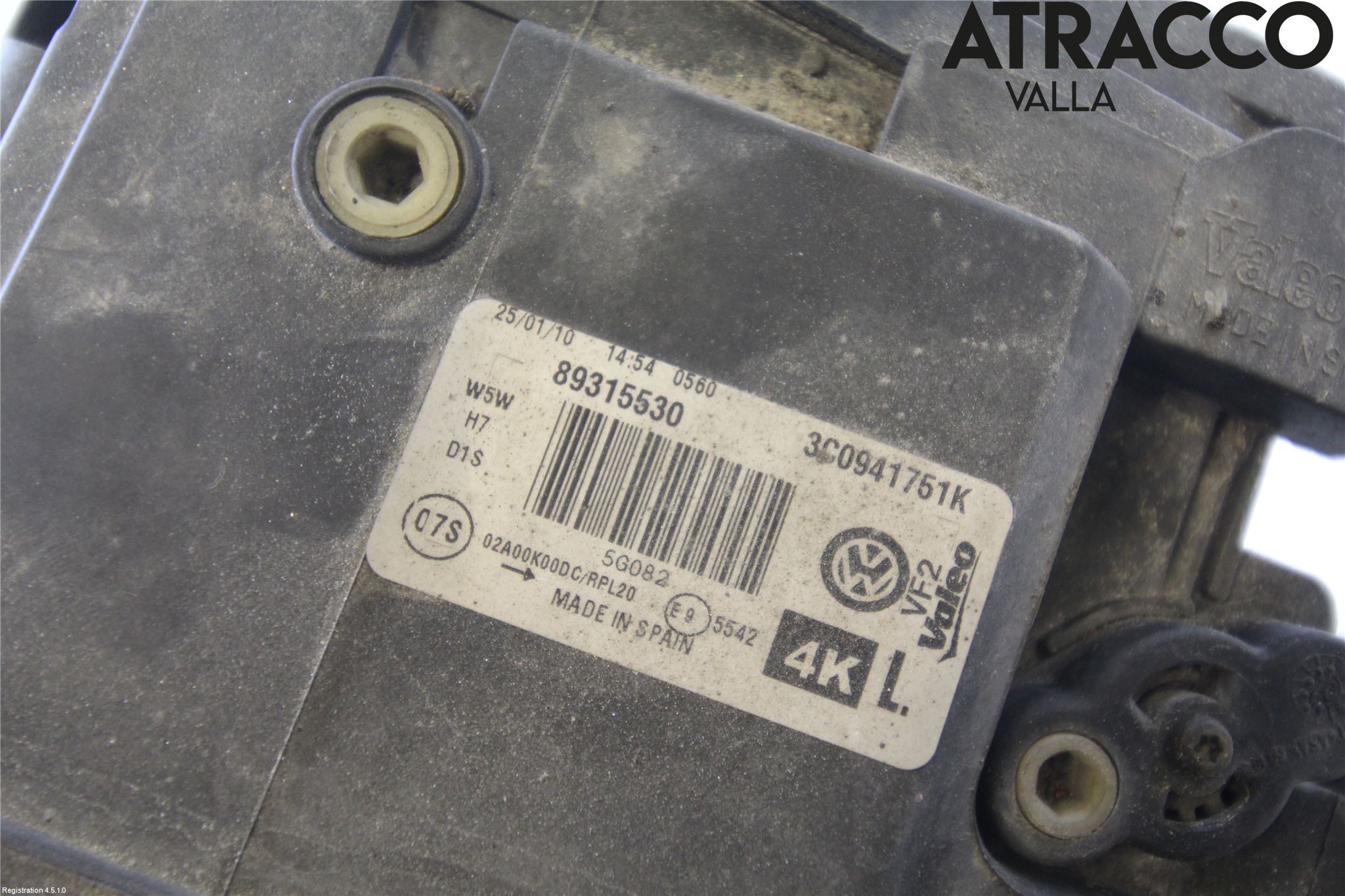 Volkswagen VW PASSAT 05-11 Strålkastare Vänster