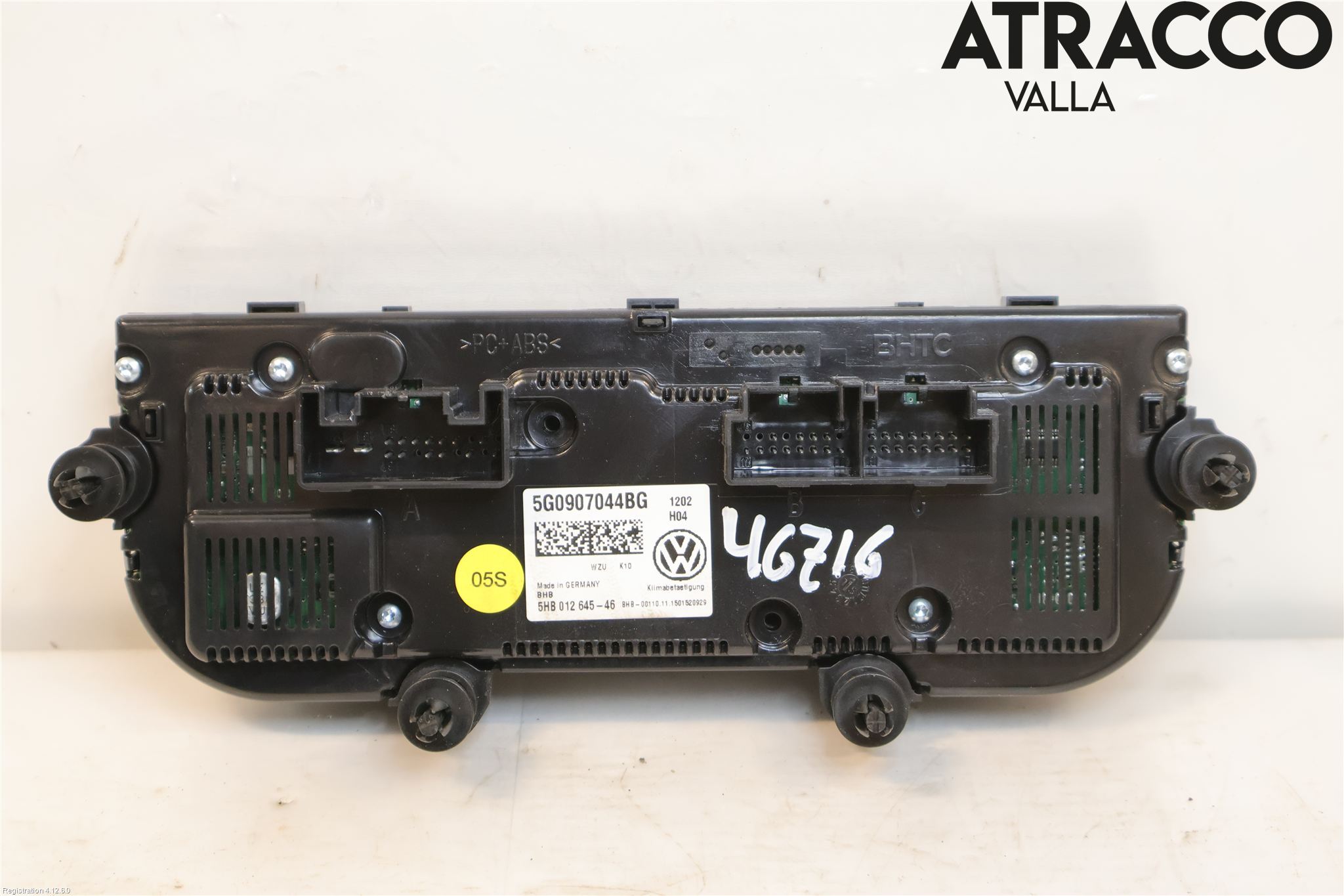 Volkswagen VW PASSAT 15-19 Ac Styrenhet Ac Manöveren