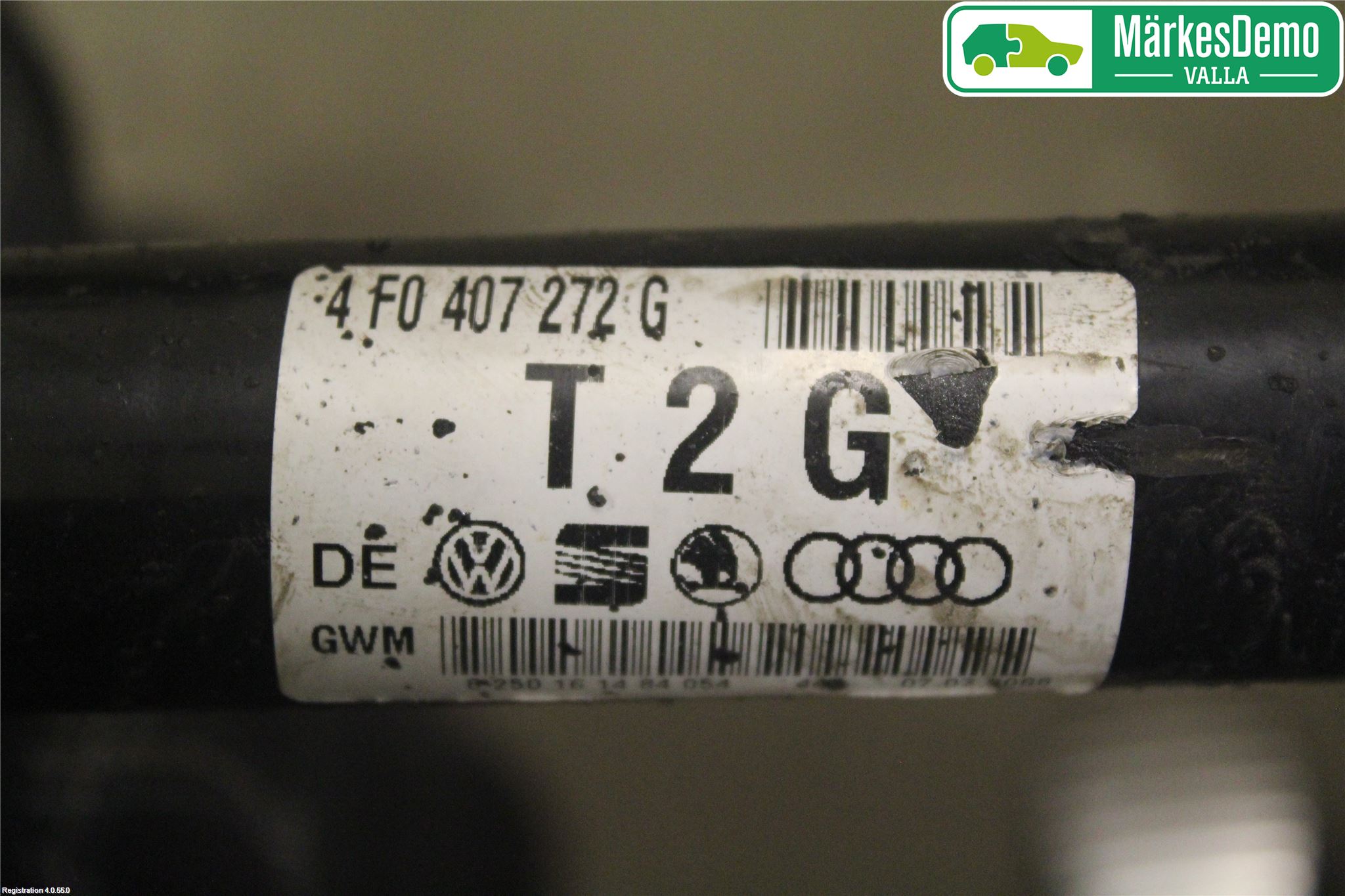 Audi A6/S6     05-11 Drivaxel Fram Höger