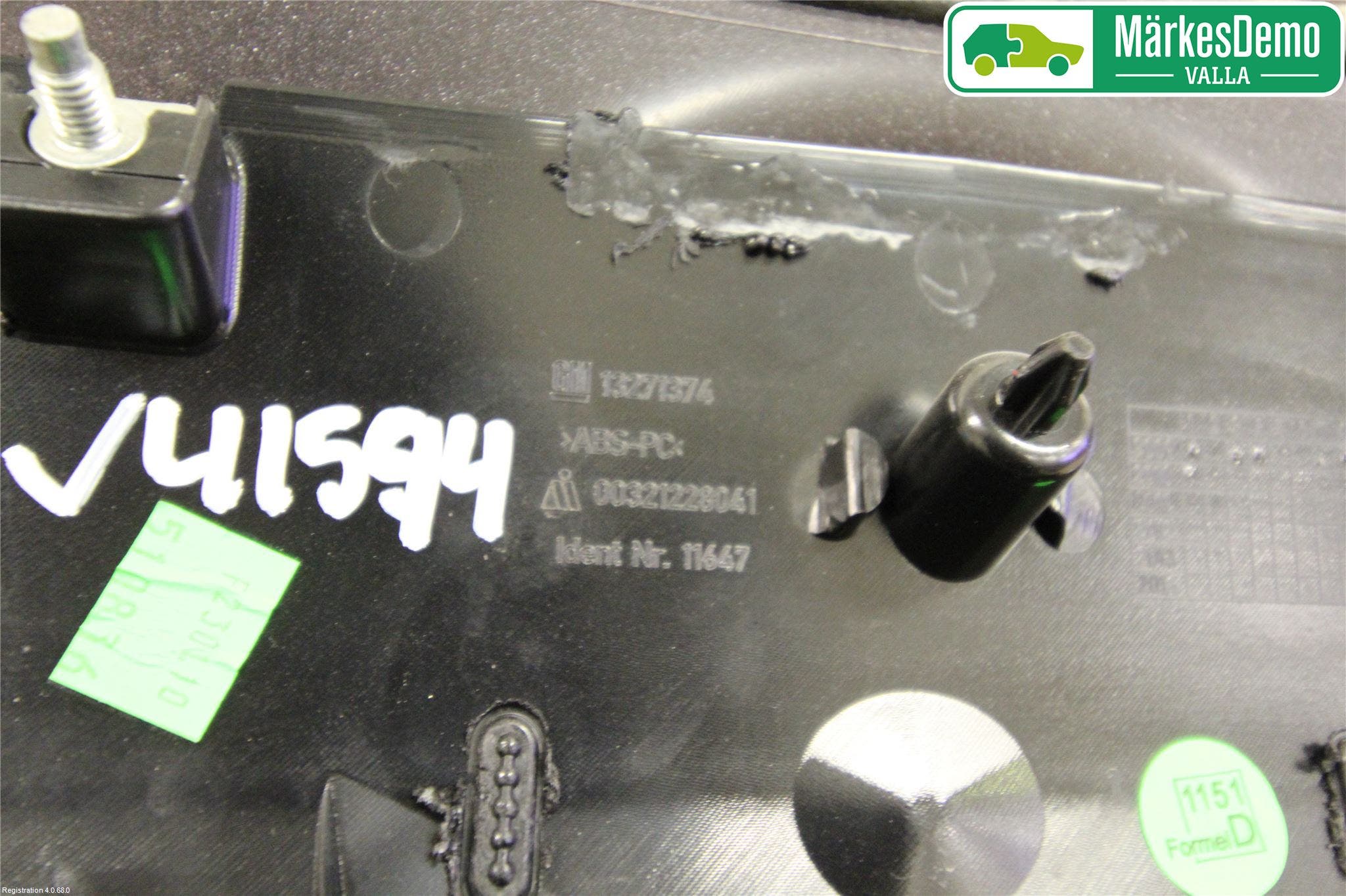 Opel ASTRA J 10-15 Bakluckehandtag