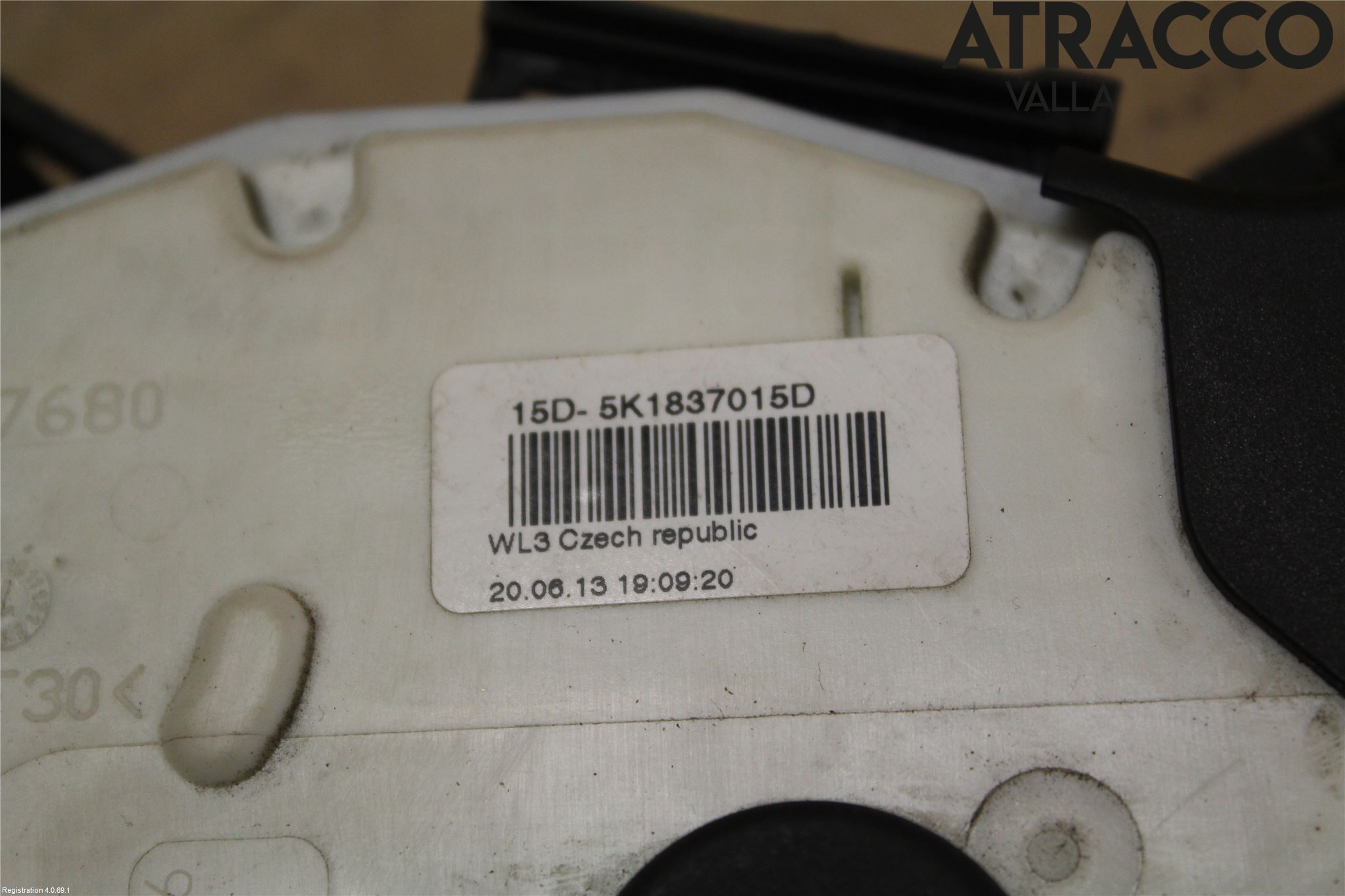 Volkswagen VW POLO 10-17 Låskista-Dörrlås