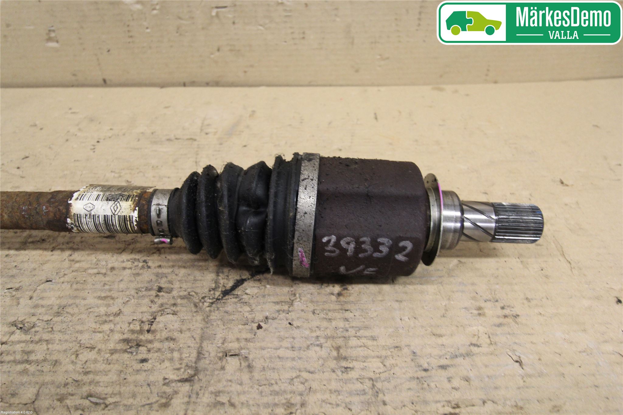 Renault MEGANE III 09-15 Drivaxel Fram Vänster