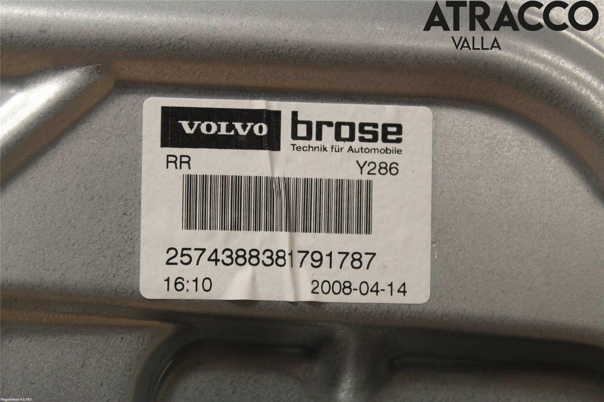 Volvo S80 07-13 Fönsterhiss El Kompl